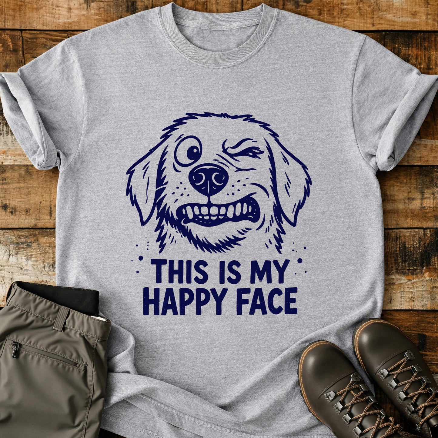 This Is My happy Face T-Shirt
