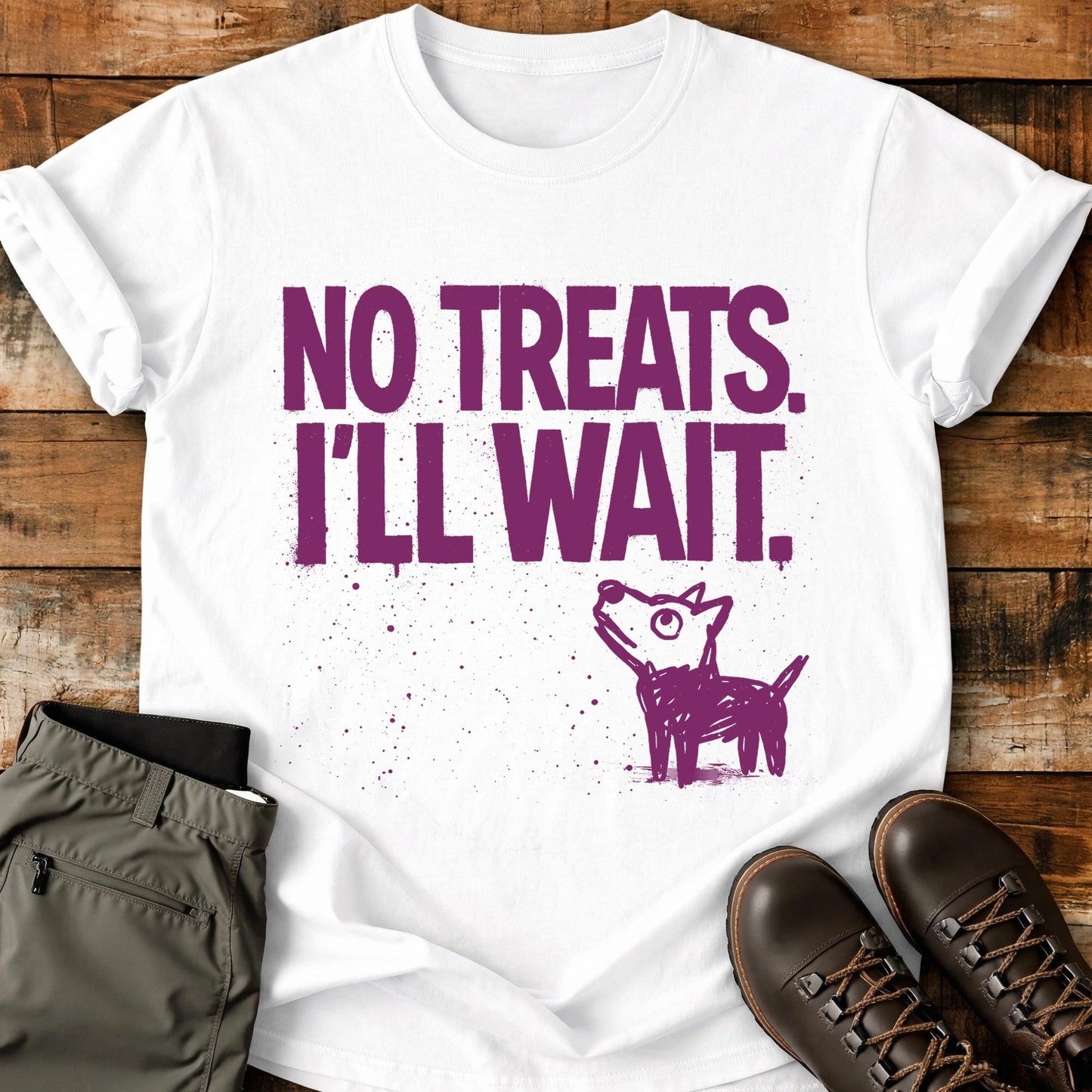 No Treats I'll Wait T-Shirt