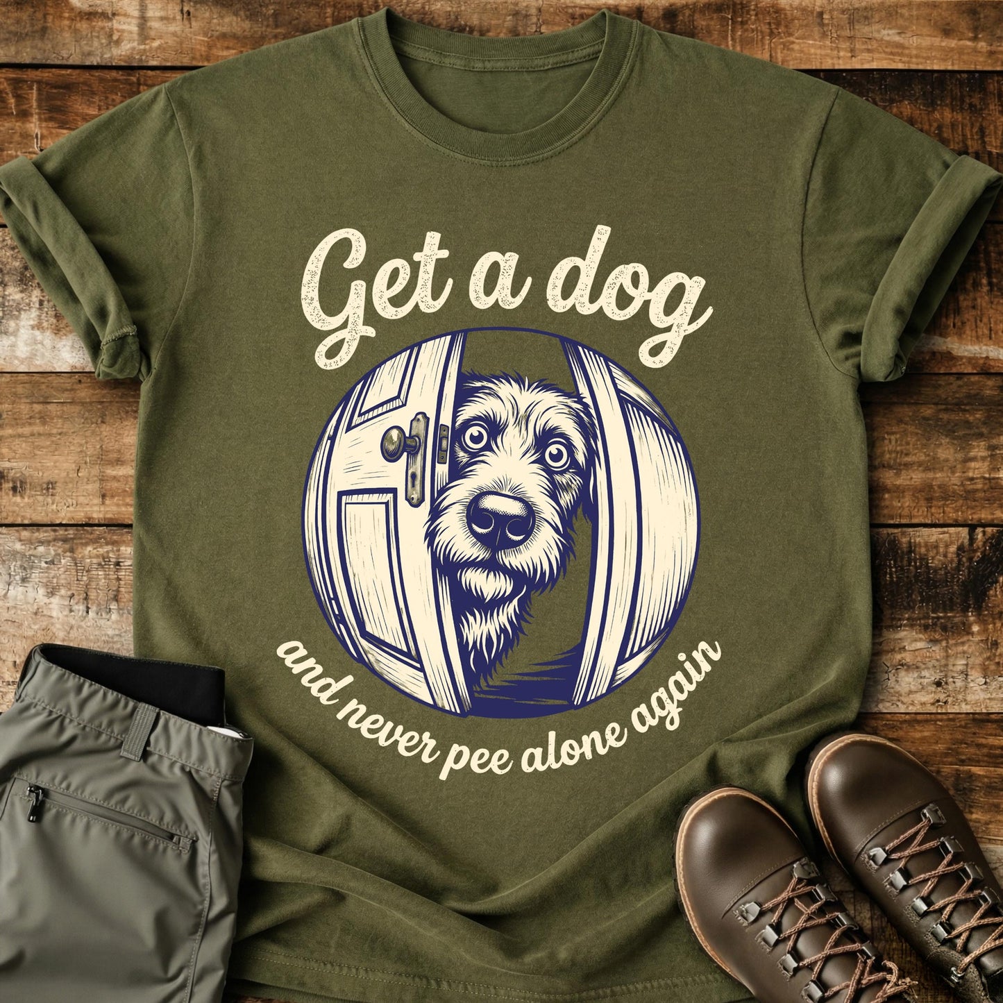 Never Pee Alone T-Shirt