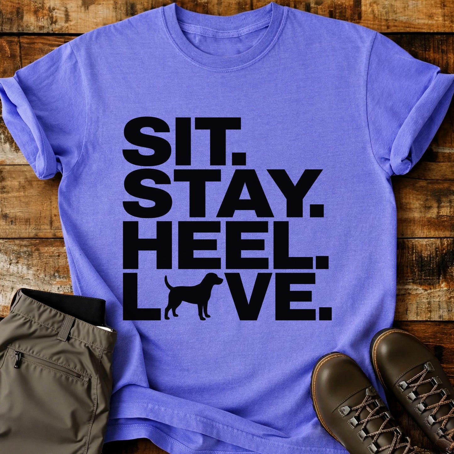 Sit Stay Heel T-Shirt