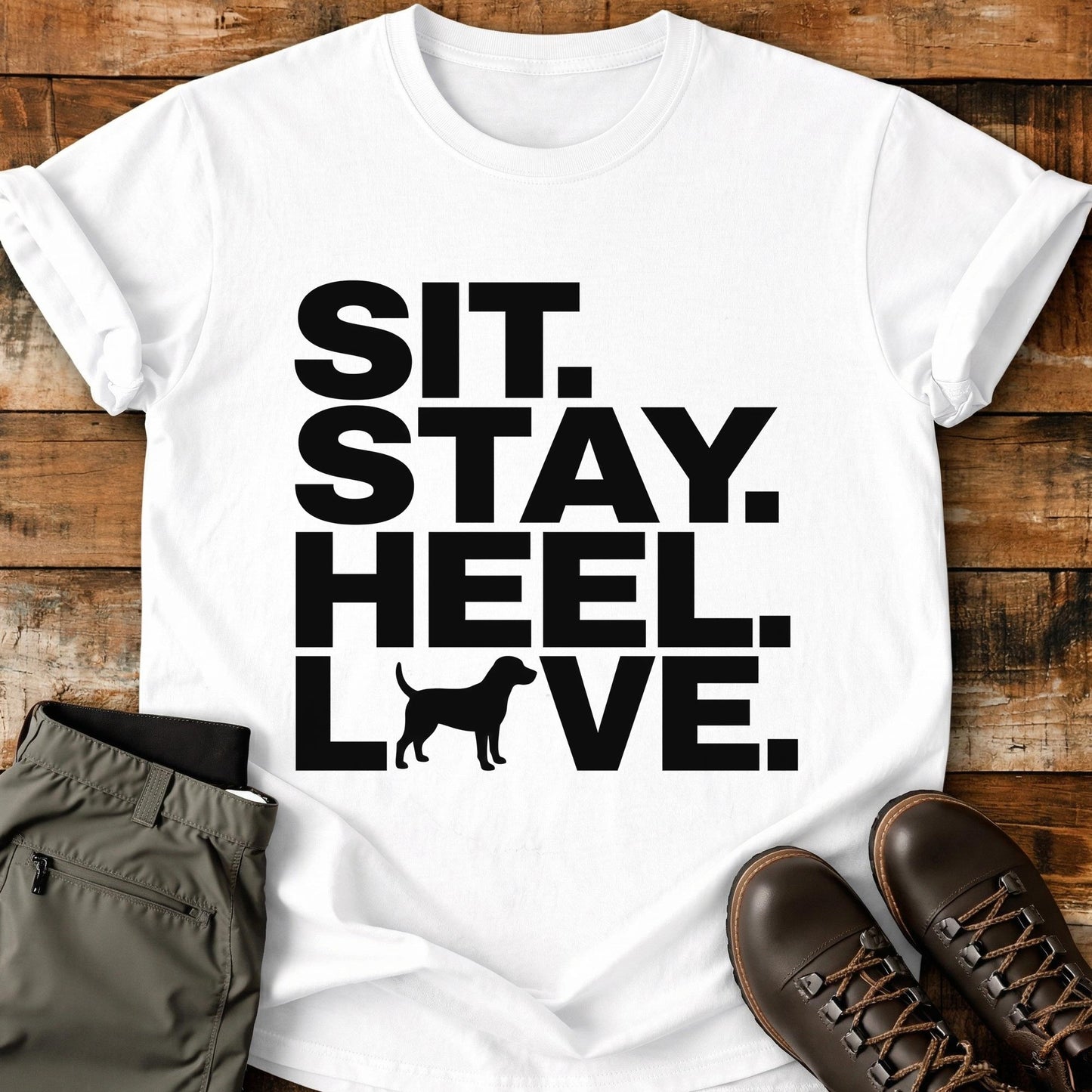Sit Stay Heel T-Shirt
