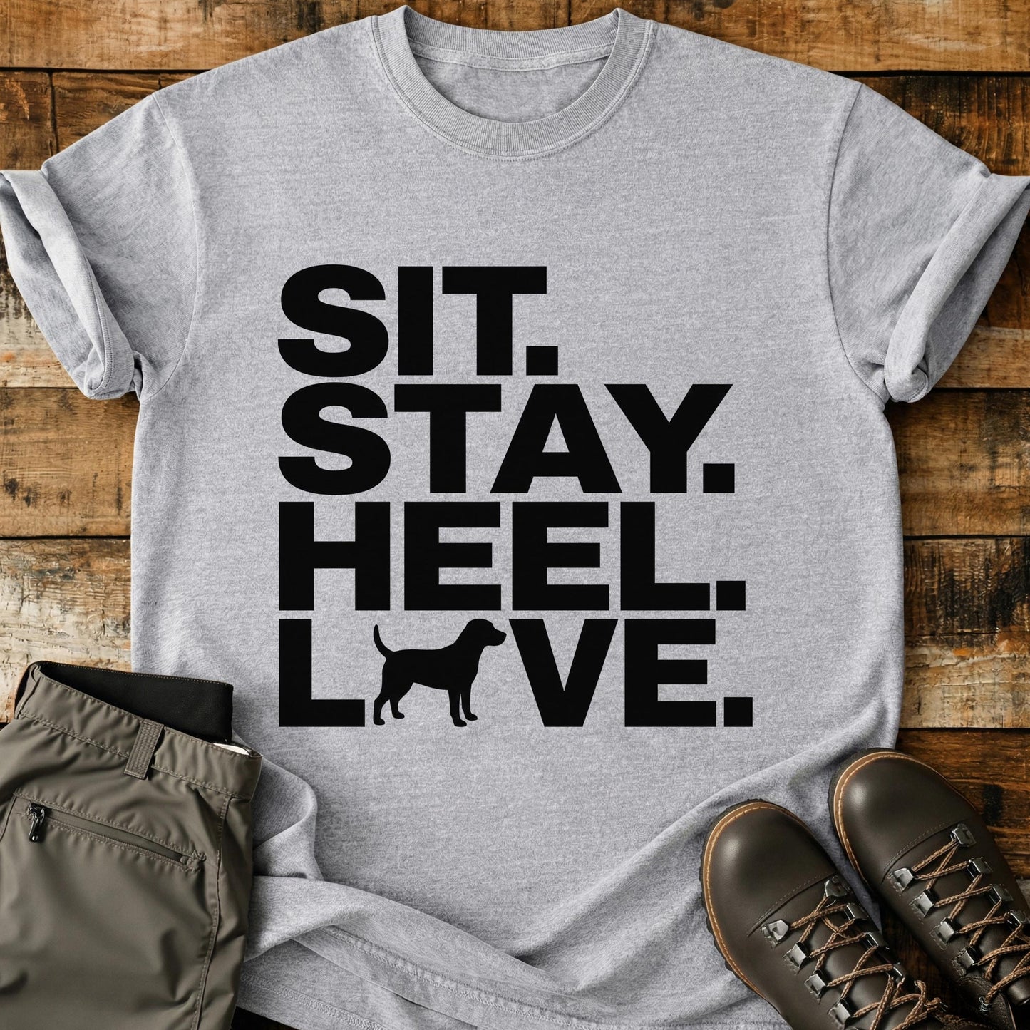 Sit Stay Heel T-Shirt