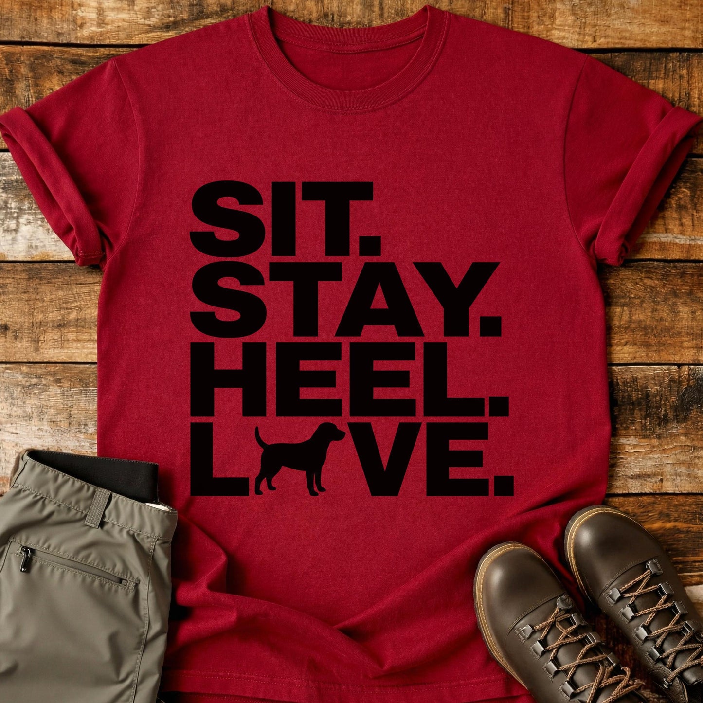 Sit Stay Heel T-Shirt