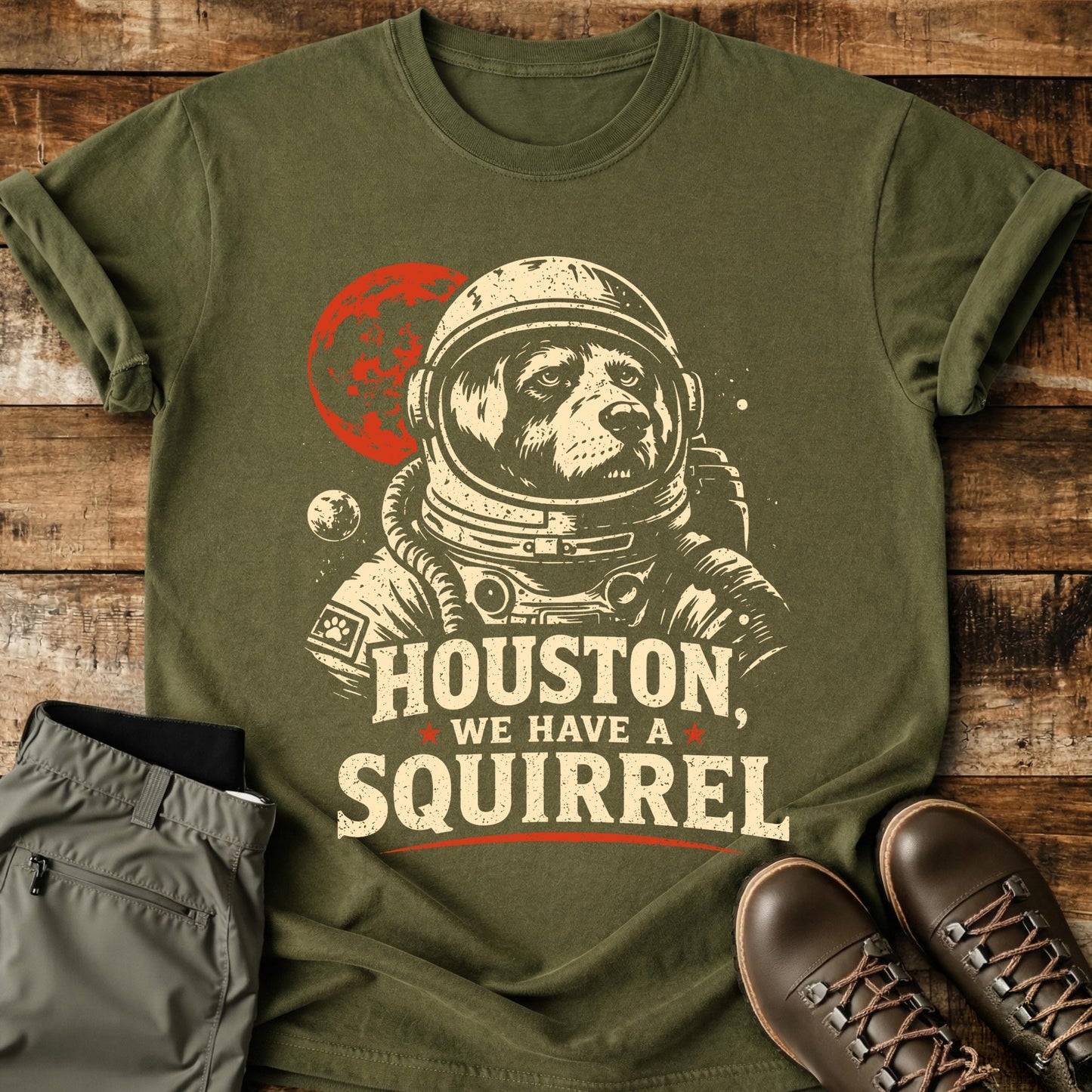 Houston We Have A Squirrel T-Shirt