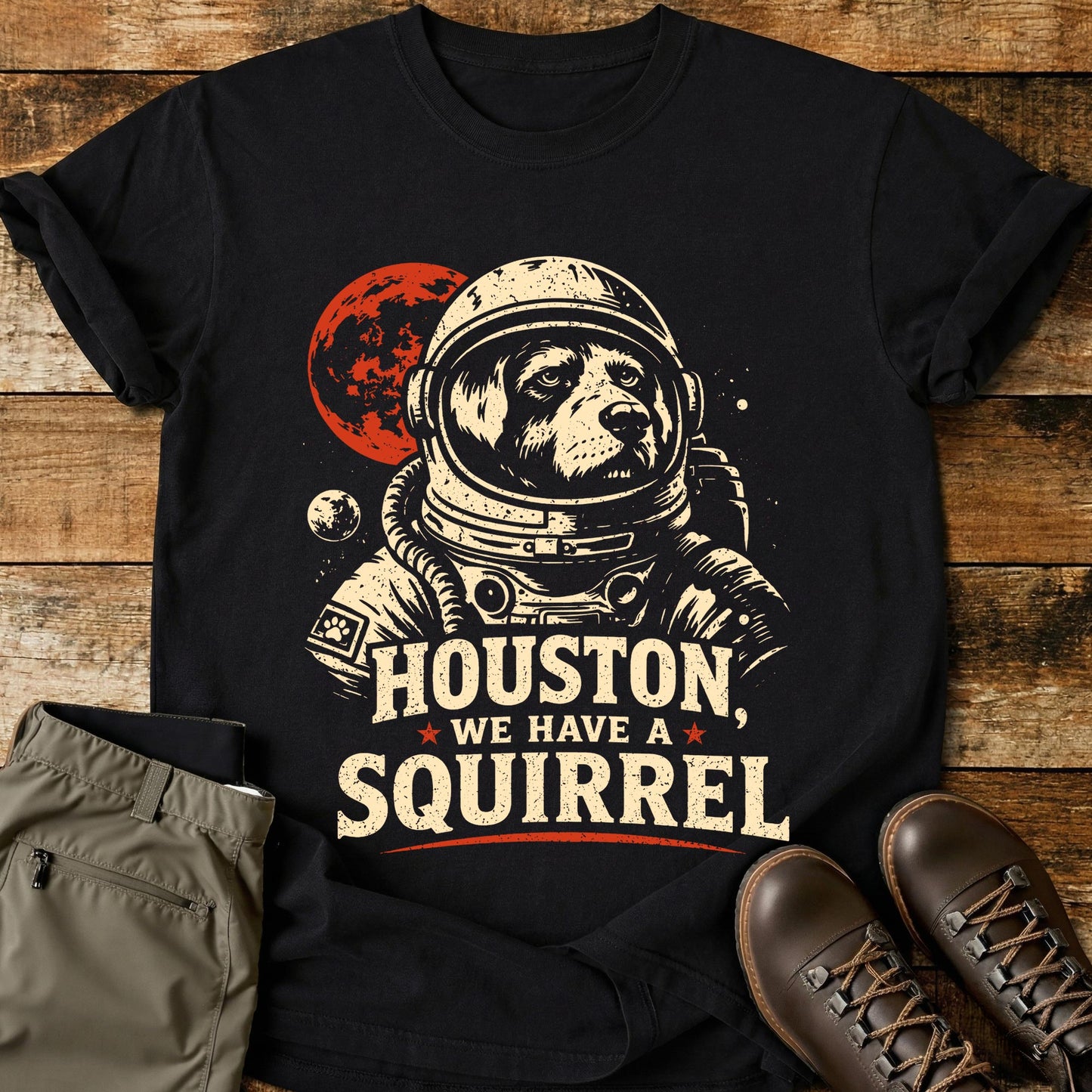 Houston We Have A Squirrel T-Shirt