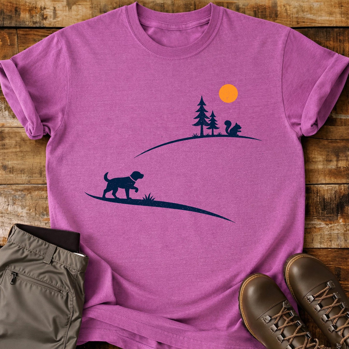Dog Hunt Squirrel T-Shirt