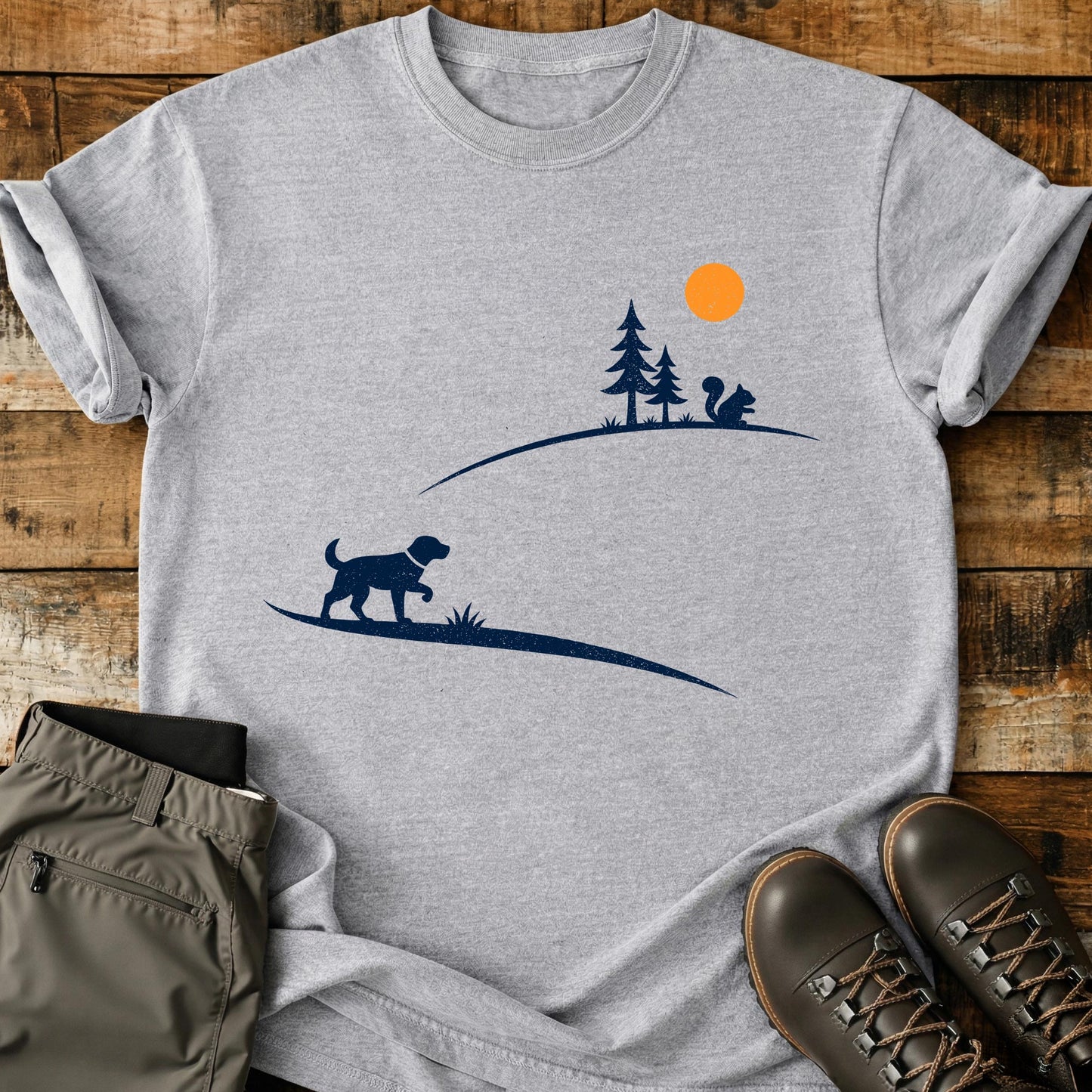 Dog Hunt Squirrel T-Shirt