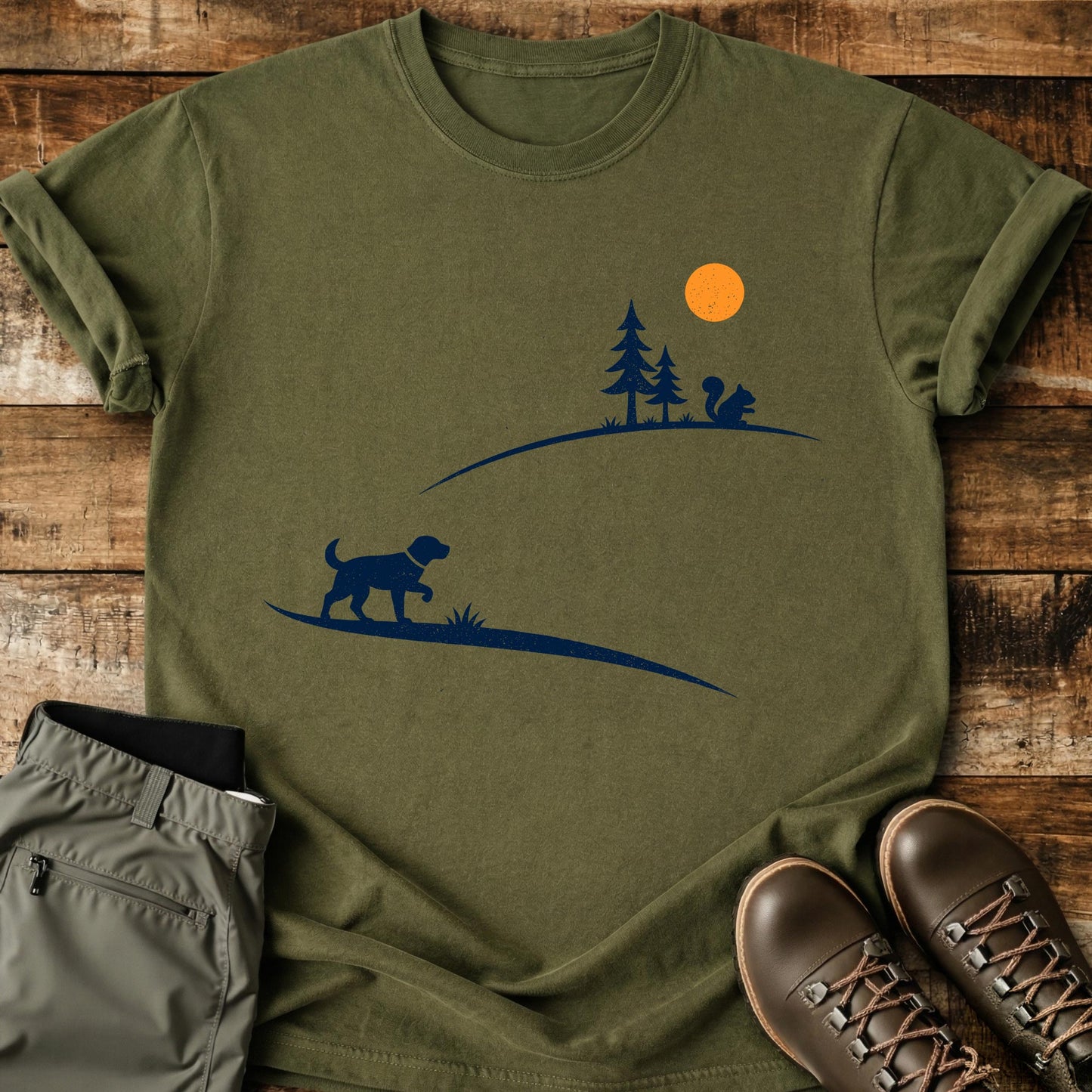 Dog Hunt Squirrel T-Shirt