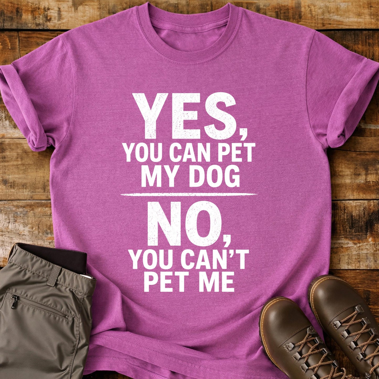 Yes You Can Pet My Dog T-Shirt