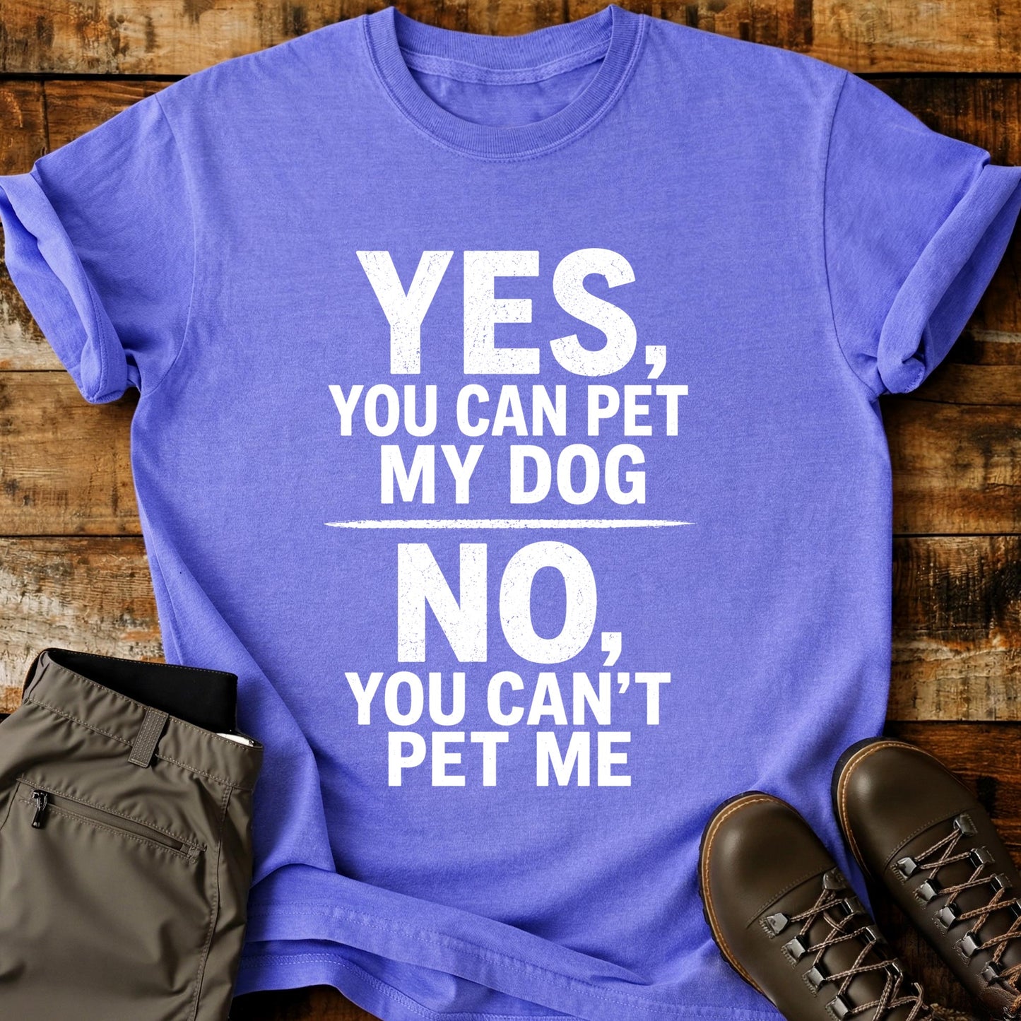 Yes You Can Pet My Dog T-Shirt