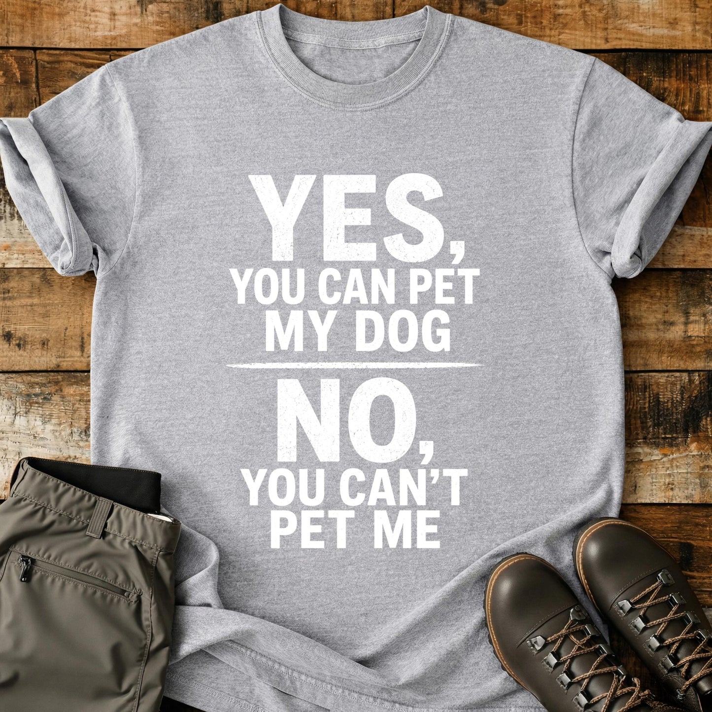 Yes You Can Pet My Dog T-Shirt
