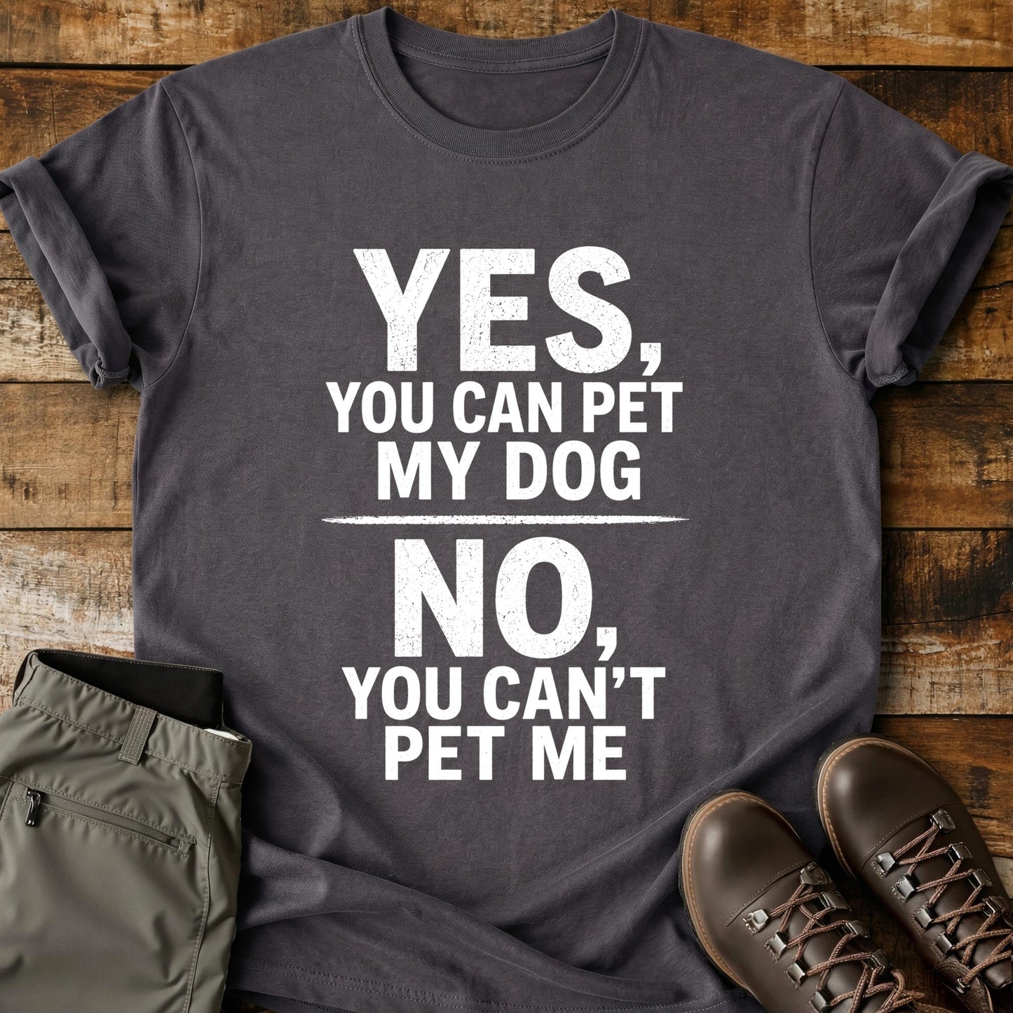 Yes You Can Pet My Dog T-Shirt