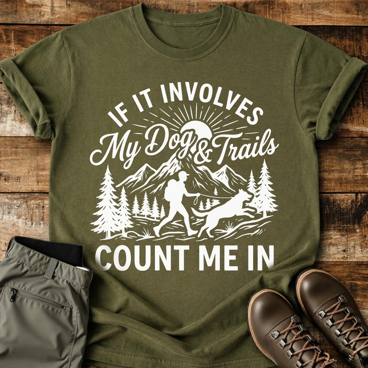 If It Involves My Dog T-Shirt
