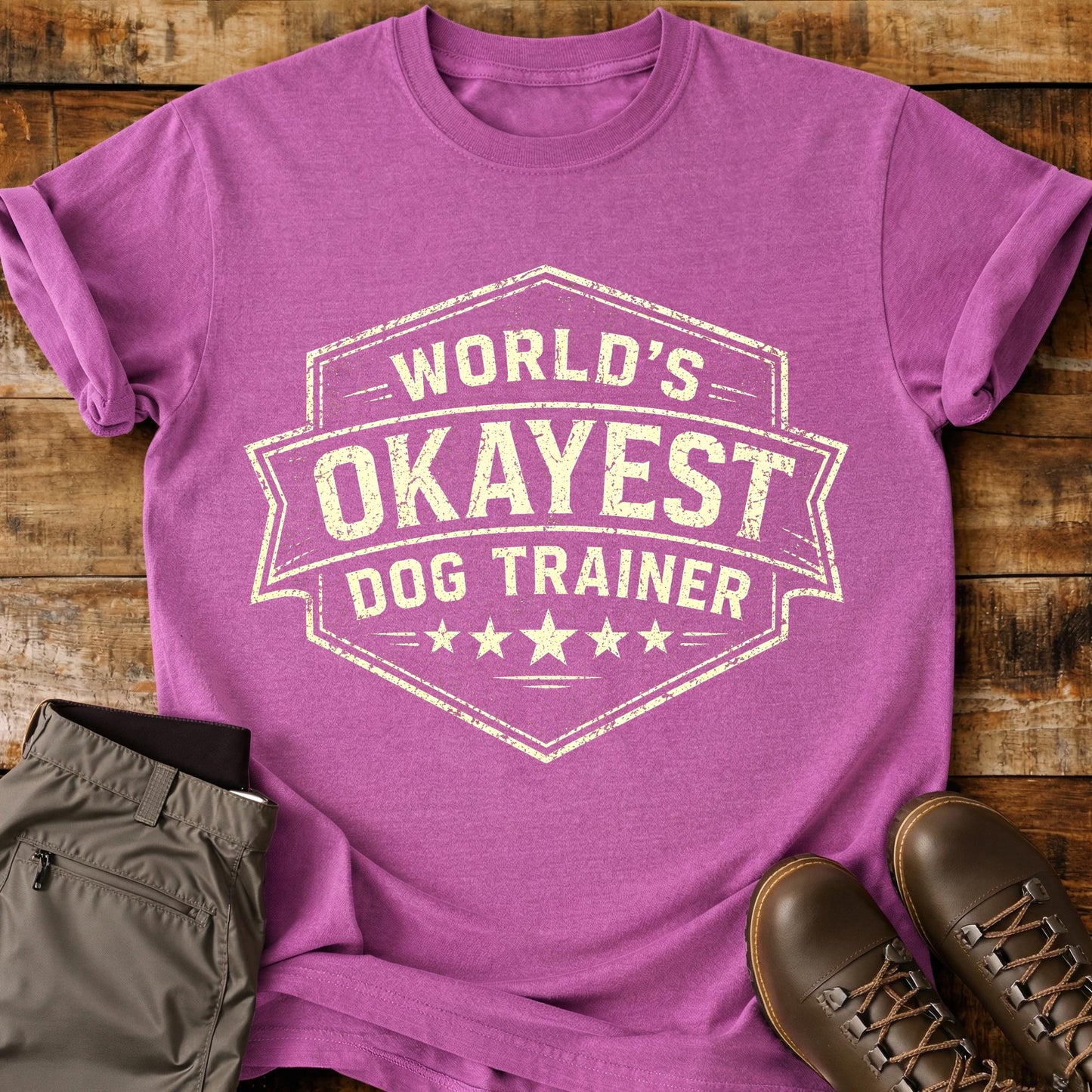 Worlds Okayest Trainer T-Shirt