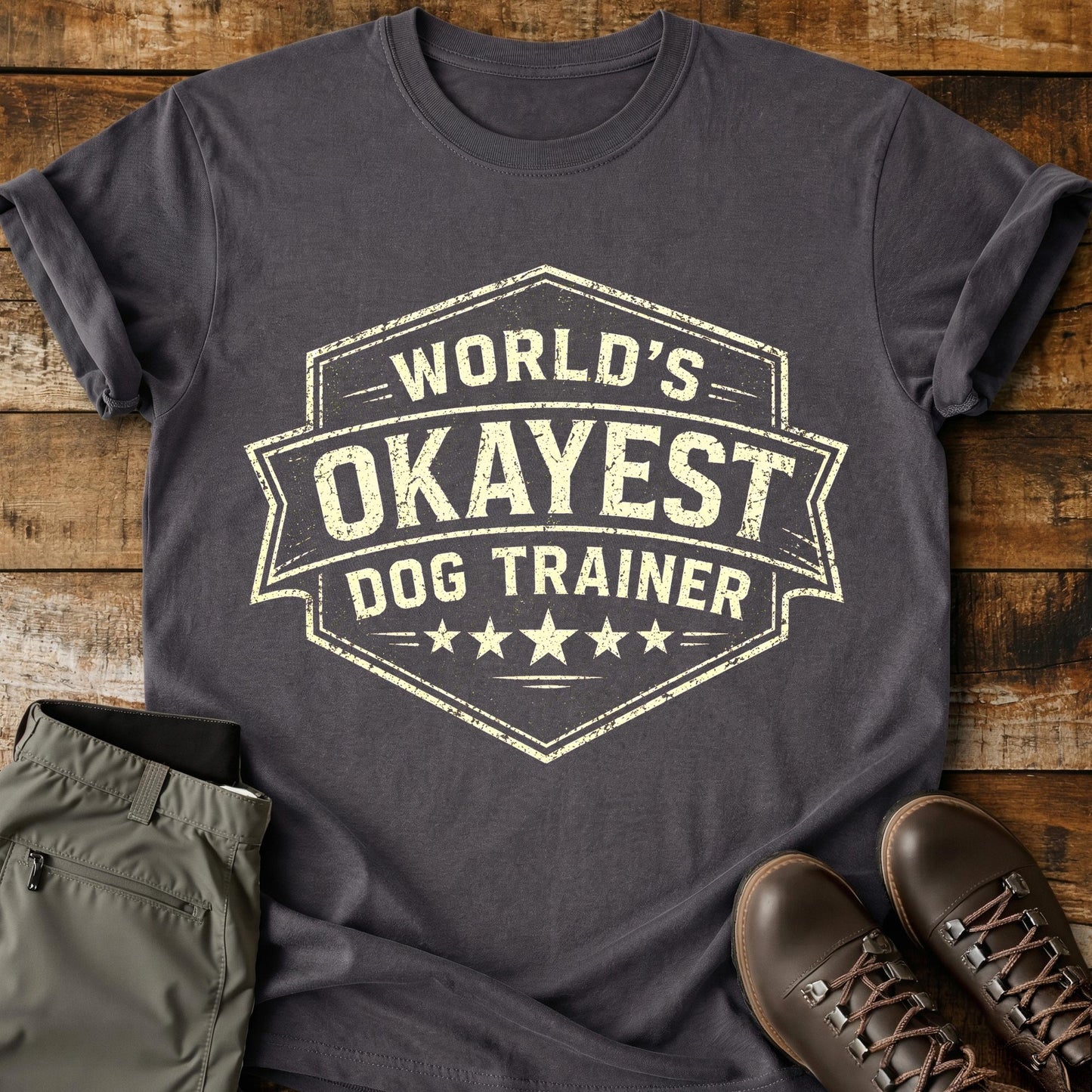 Worlds Okayest Trainer T-Shirt