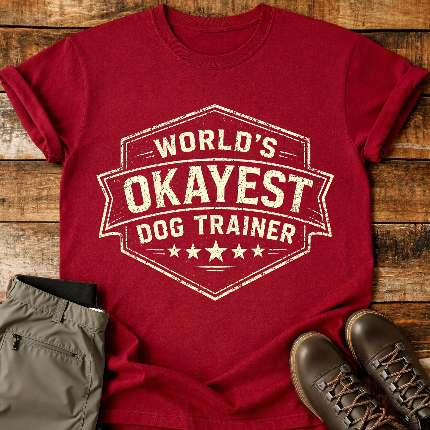 Worlds Okayest Trainer T-Shirt