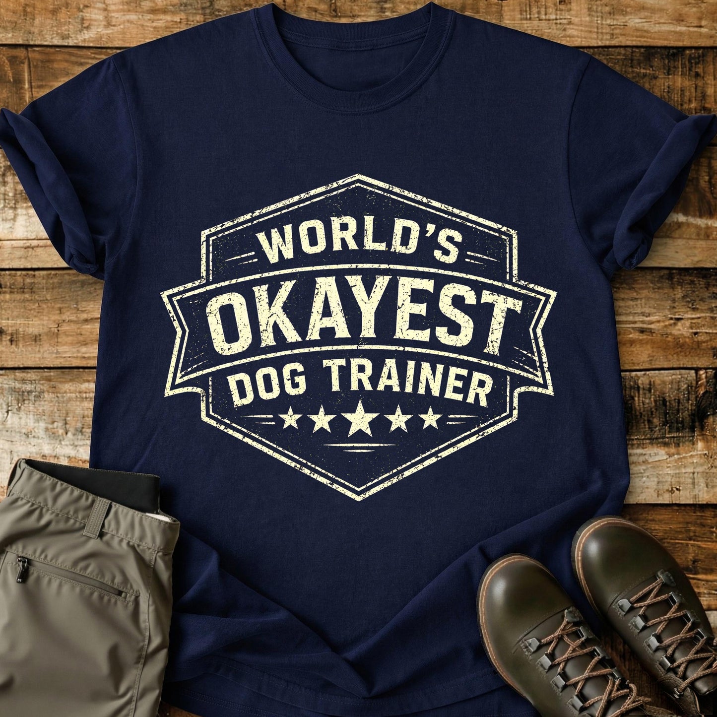 Worlds Okayest Trainer T-Shirt