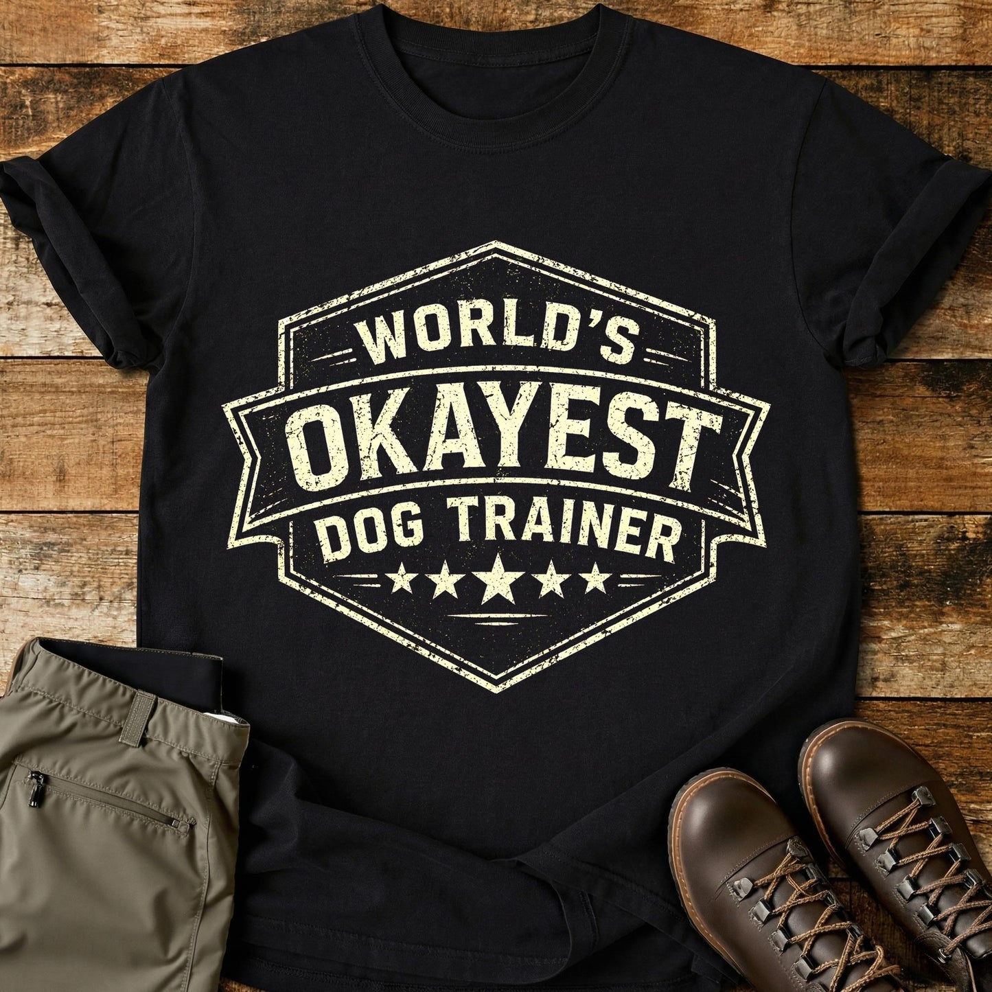 Worlds Okayest Trainer T-Shirt