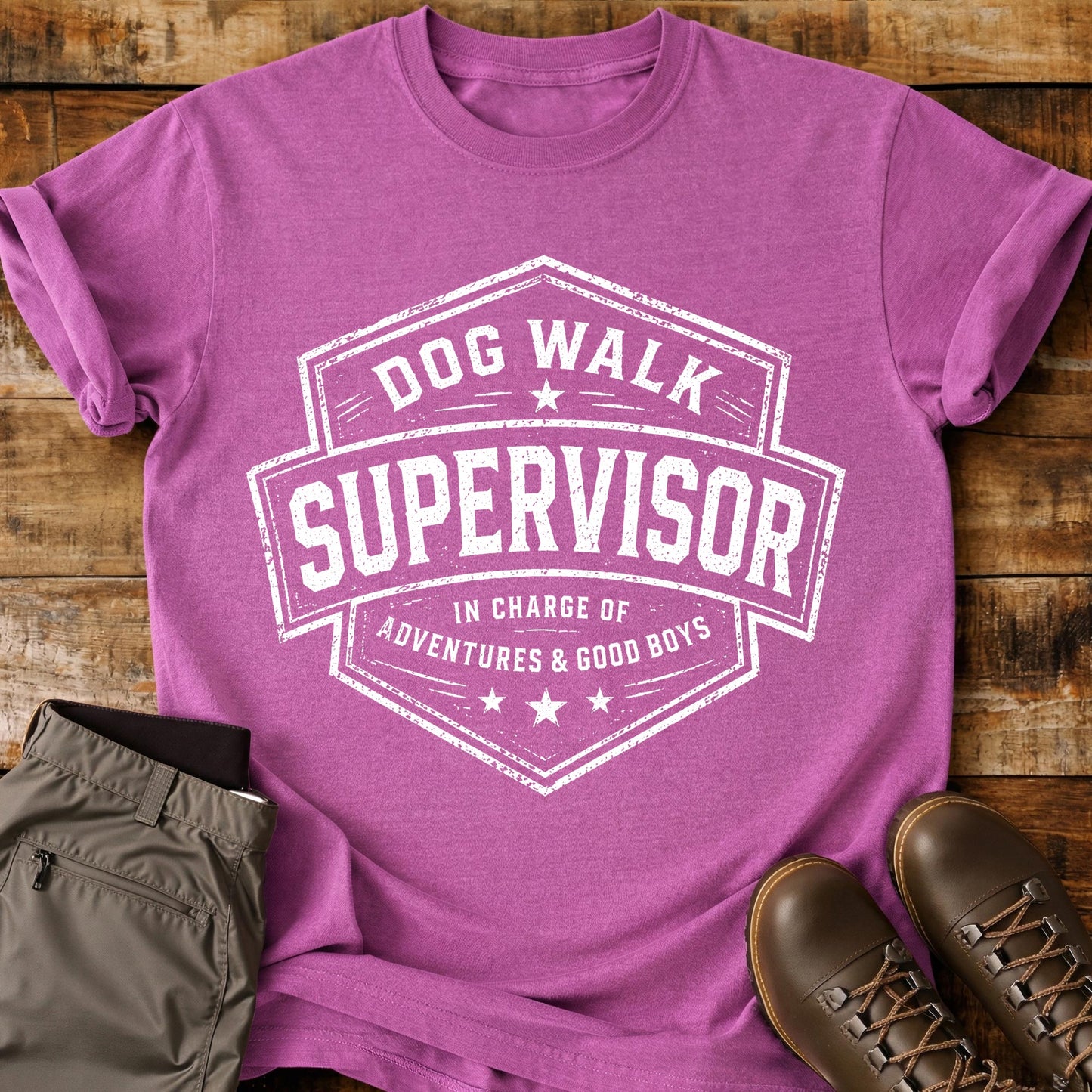 Dog Walk Supervisor T-Shirt