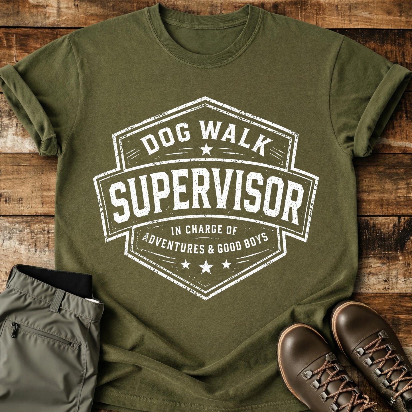 Dog Walk Supervisor T-Shirt