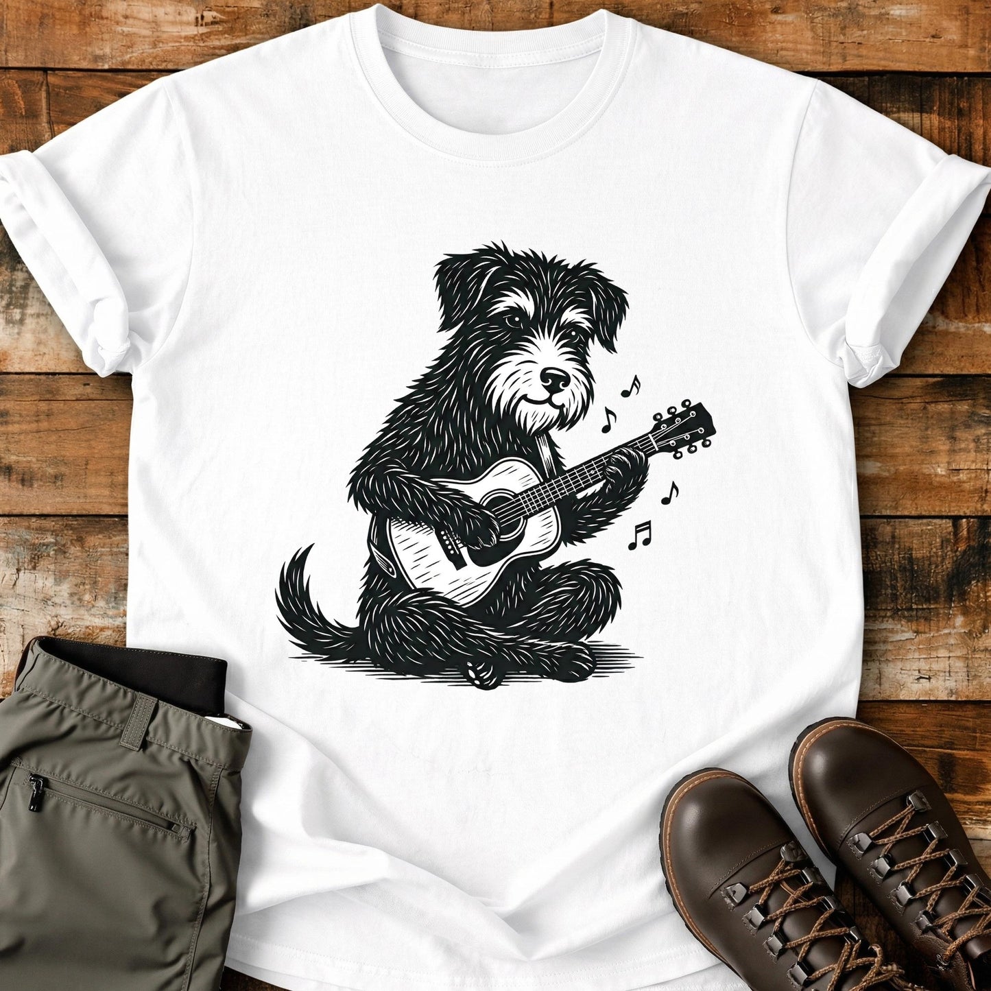 Guitar Dog T-Shirt