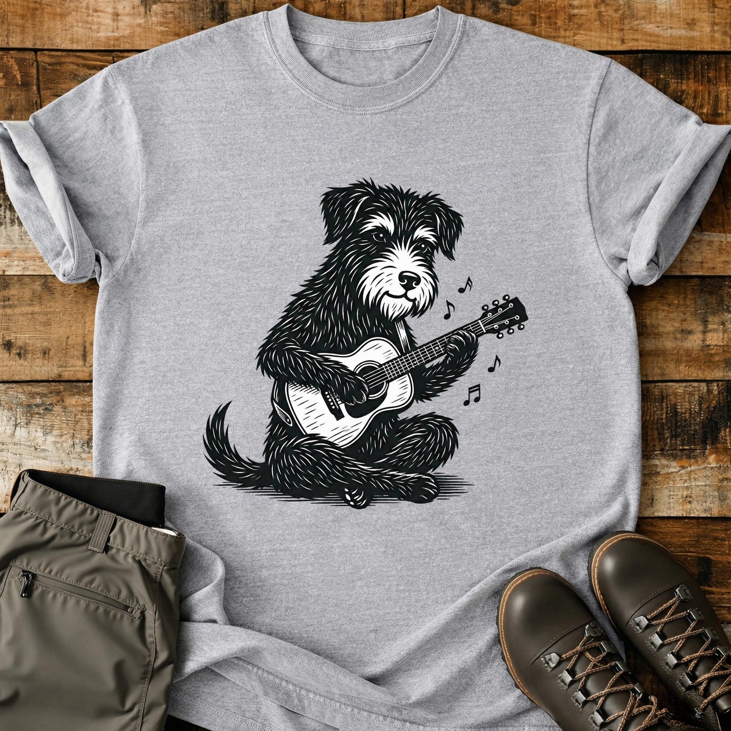 Guitar Dog T-Shirt