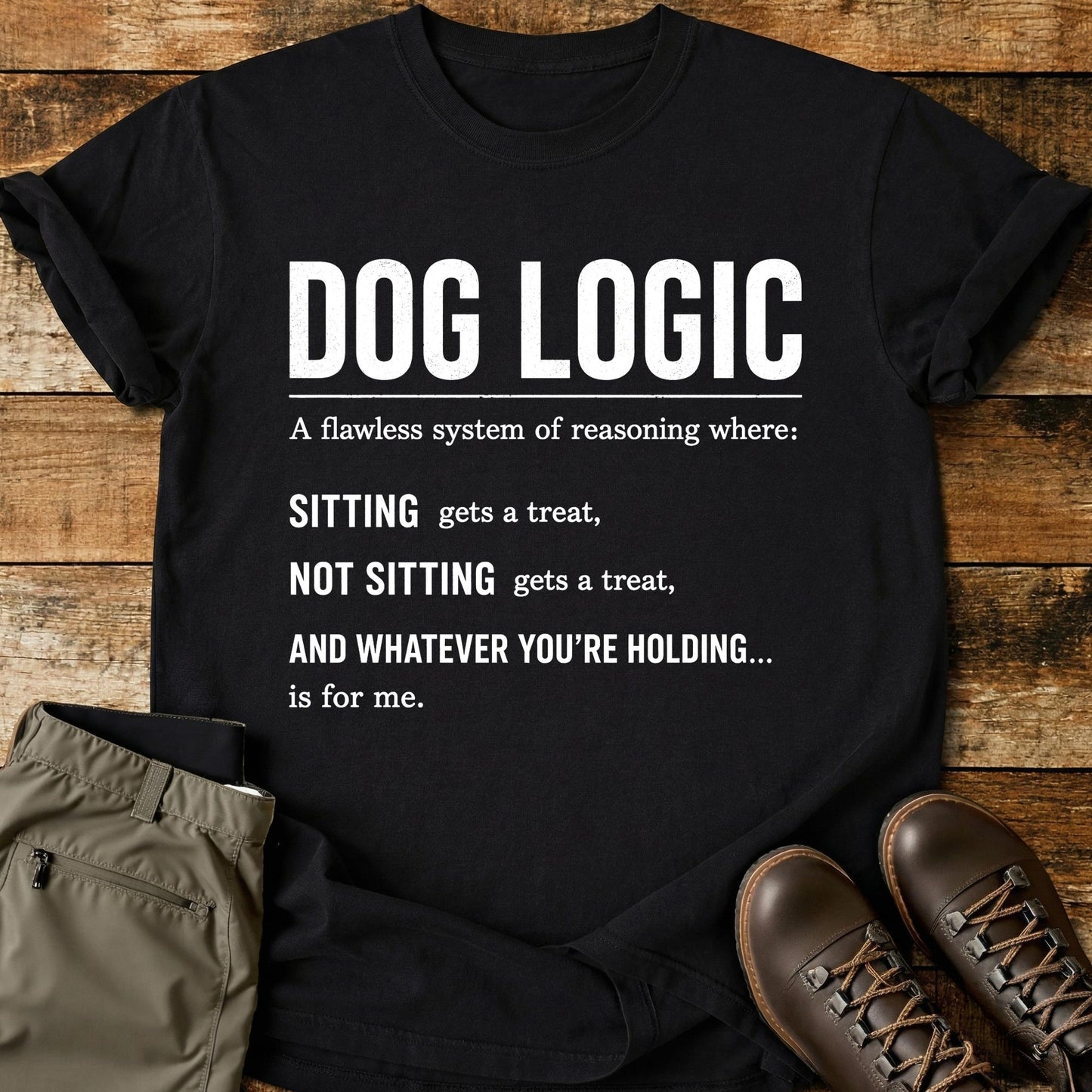 Dog Logic Explained T-Shirt