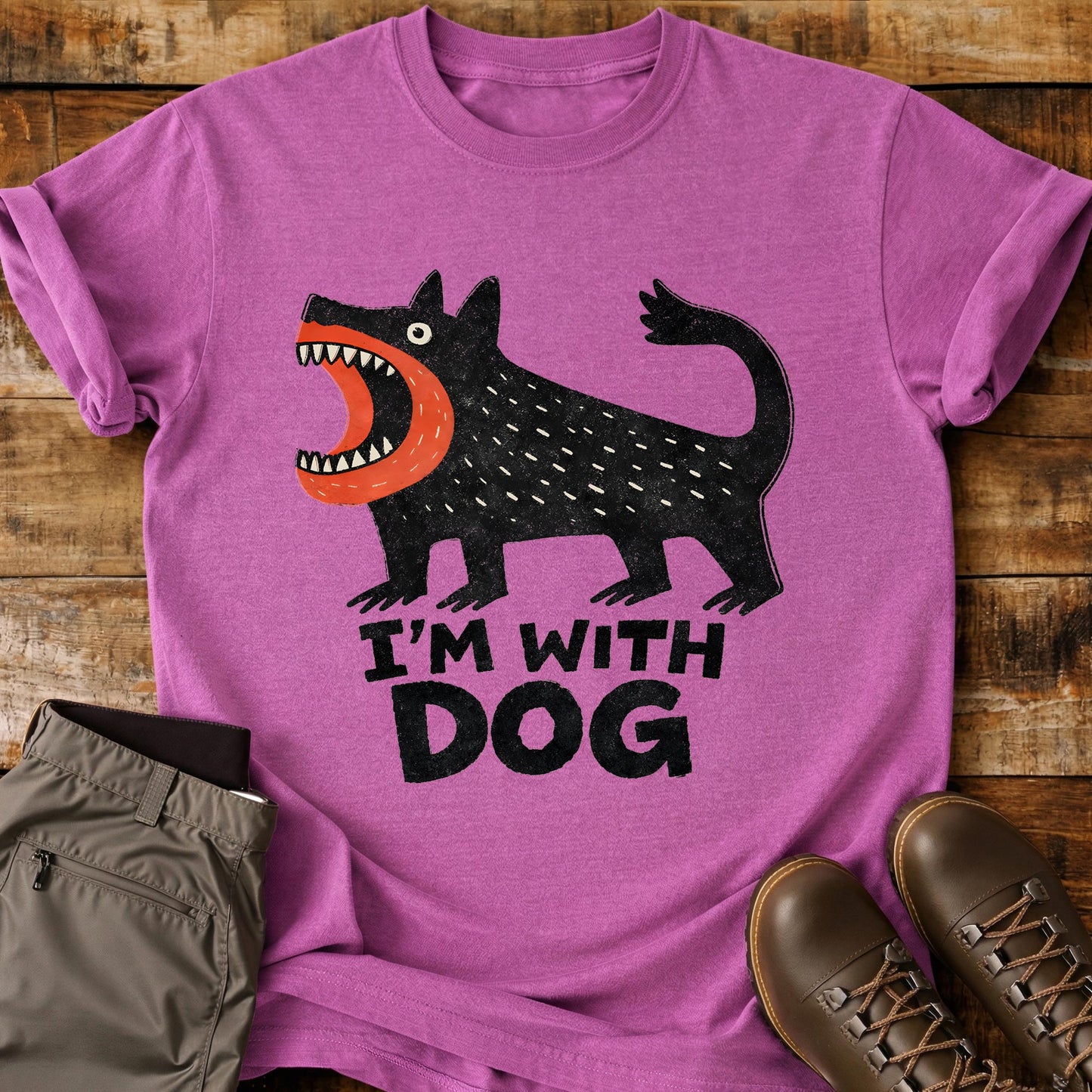 I'm With Dog T-Shirt