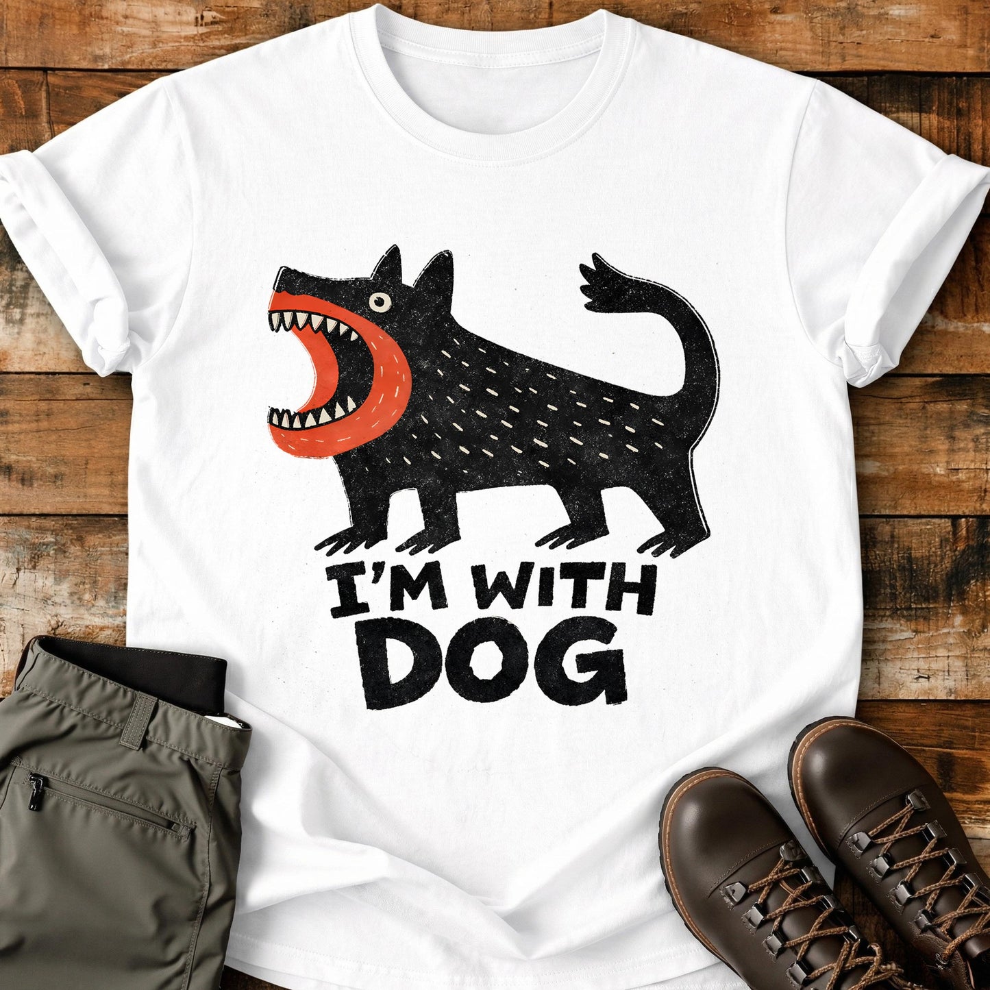 I'm With Dog T-Shirt