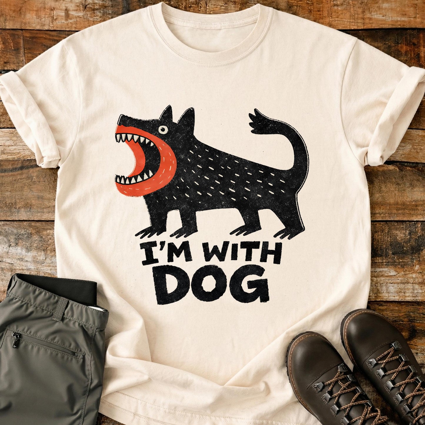 I'm With Dog T-Shirt