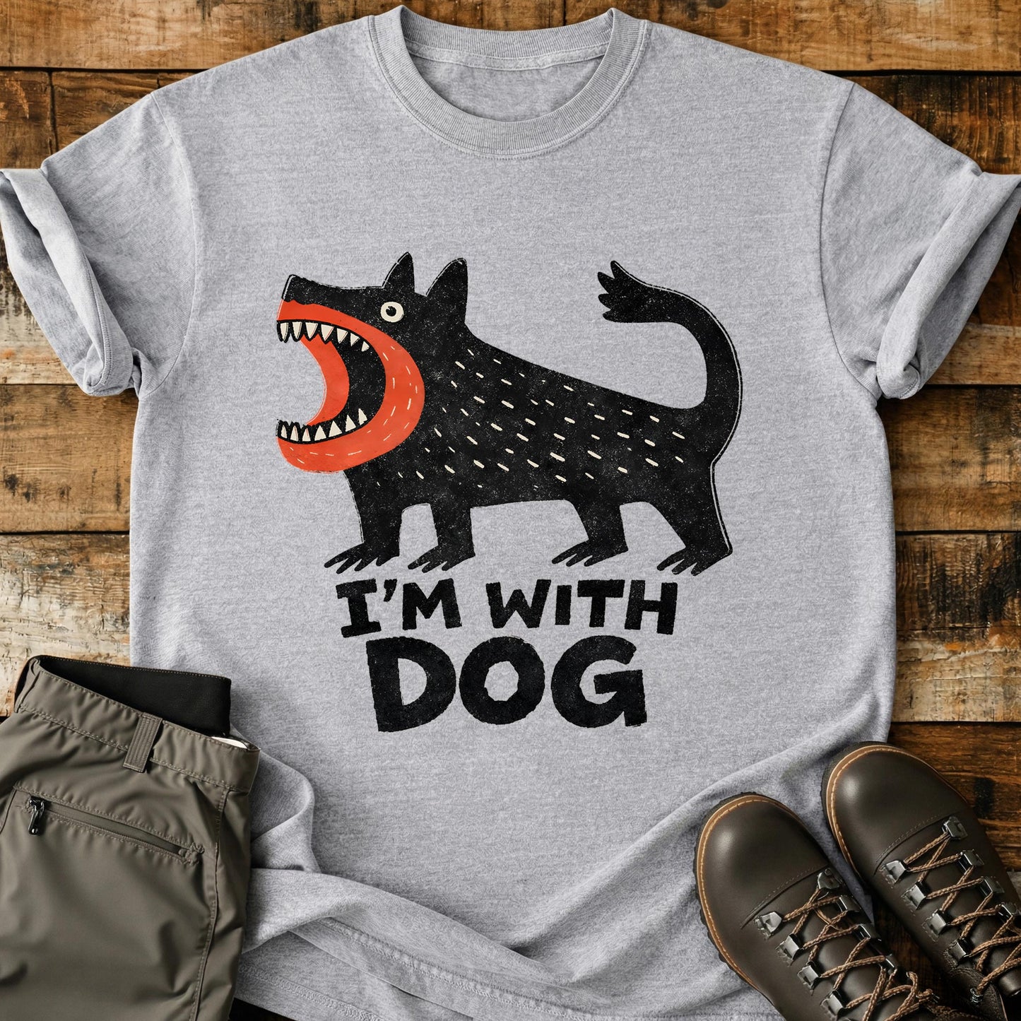 I'm With Dog T-Shirt