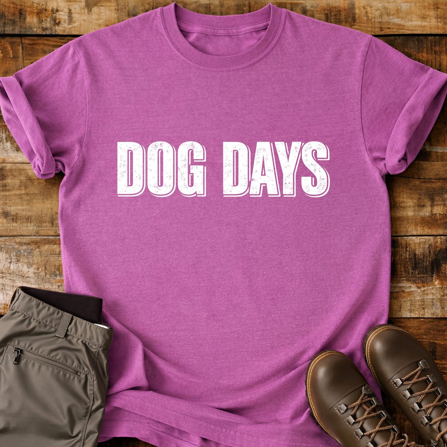Dog Days Text T-Shirt