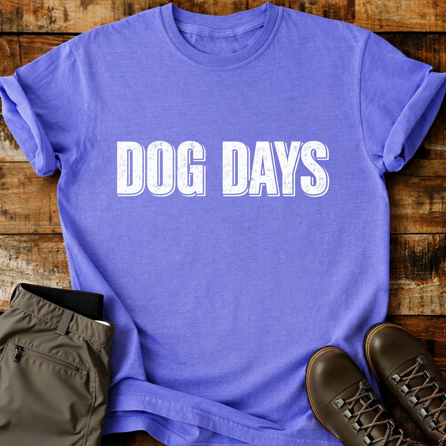 Dog Days Text T-Shirt