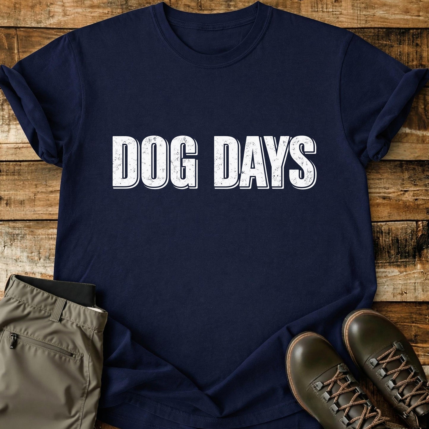 Dog Days Text T-Shirt