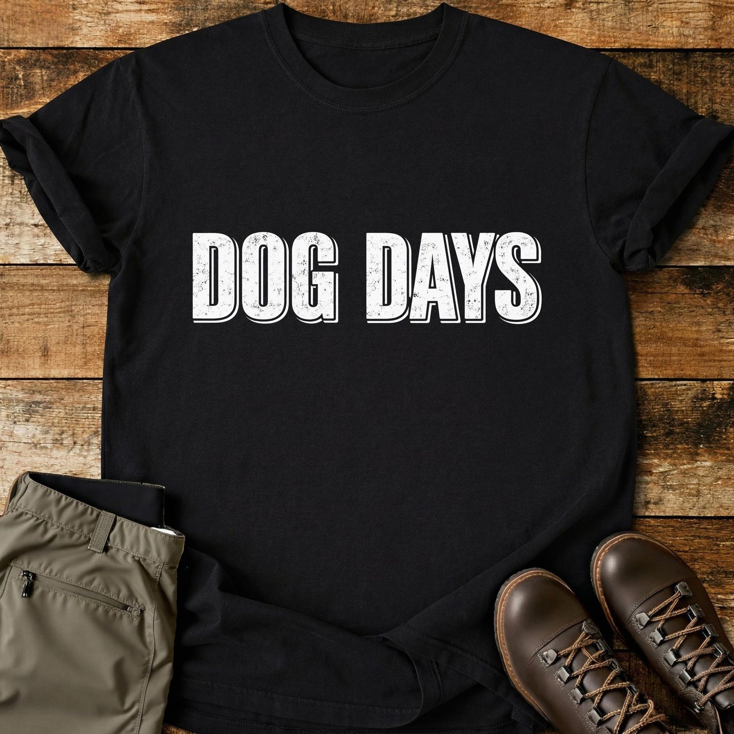 Dog Days Text T-Shirt