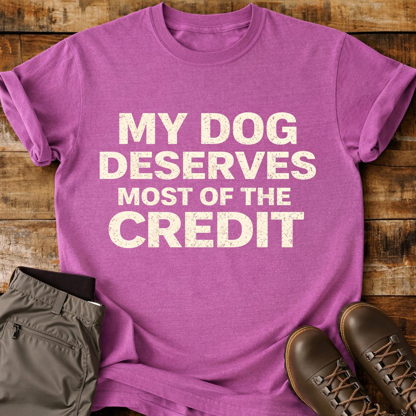 My Dog Deserves Most T-Shirt