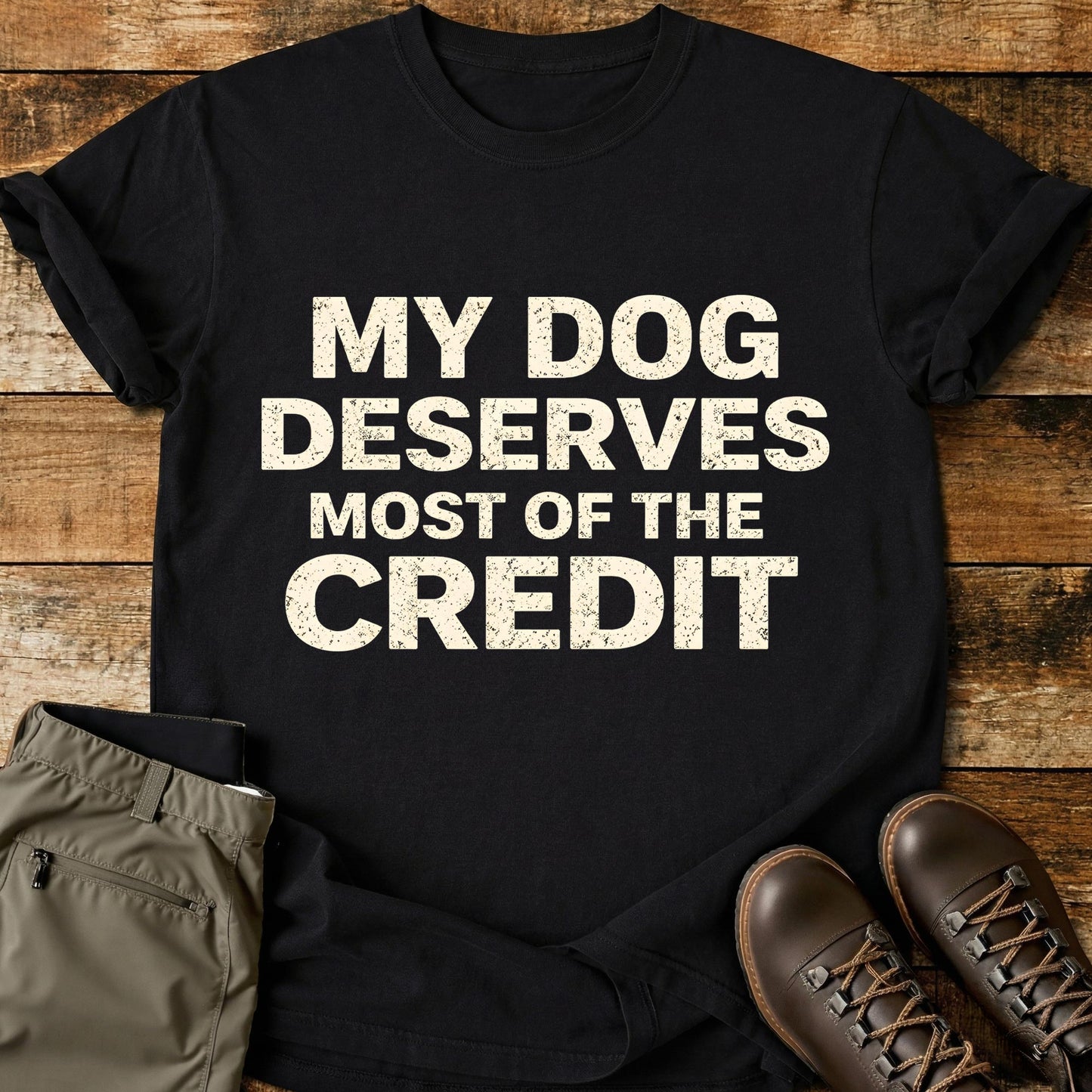 My Dog Deserves Most T-Shirt
