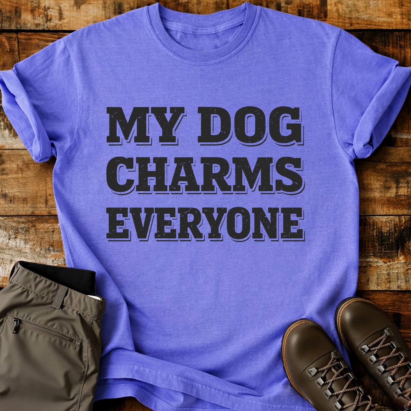 My Dog Charms Everyone T-Shirt