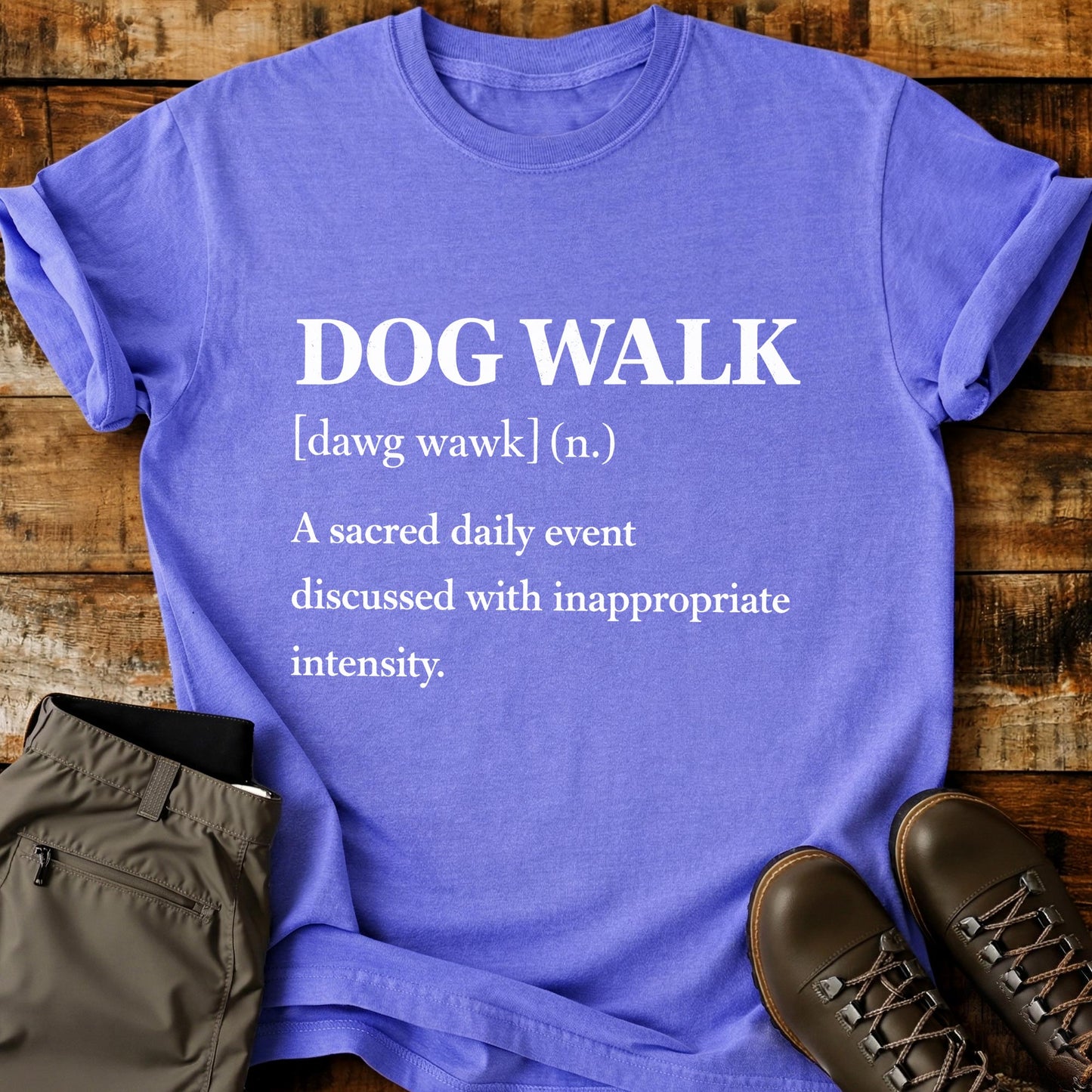 Dog Walk Definition T-Shirt