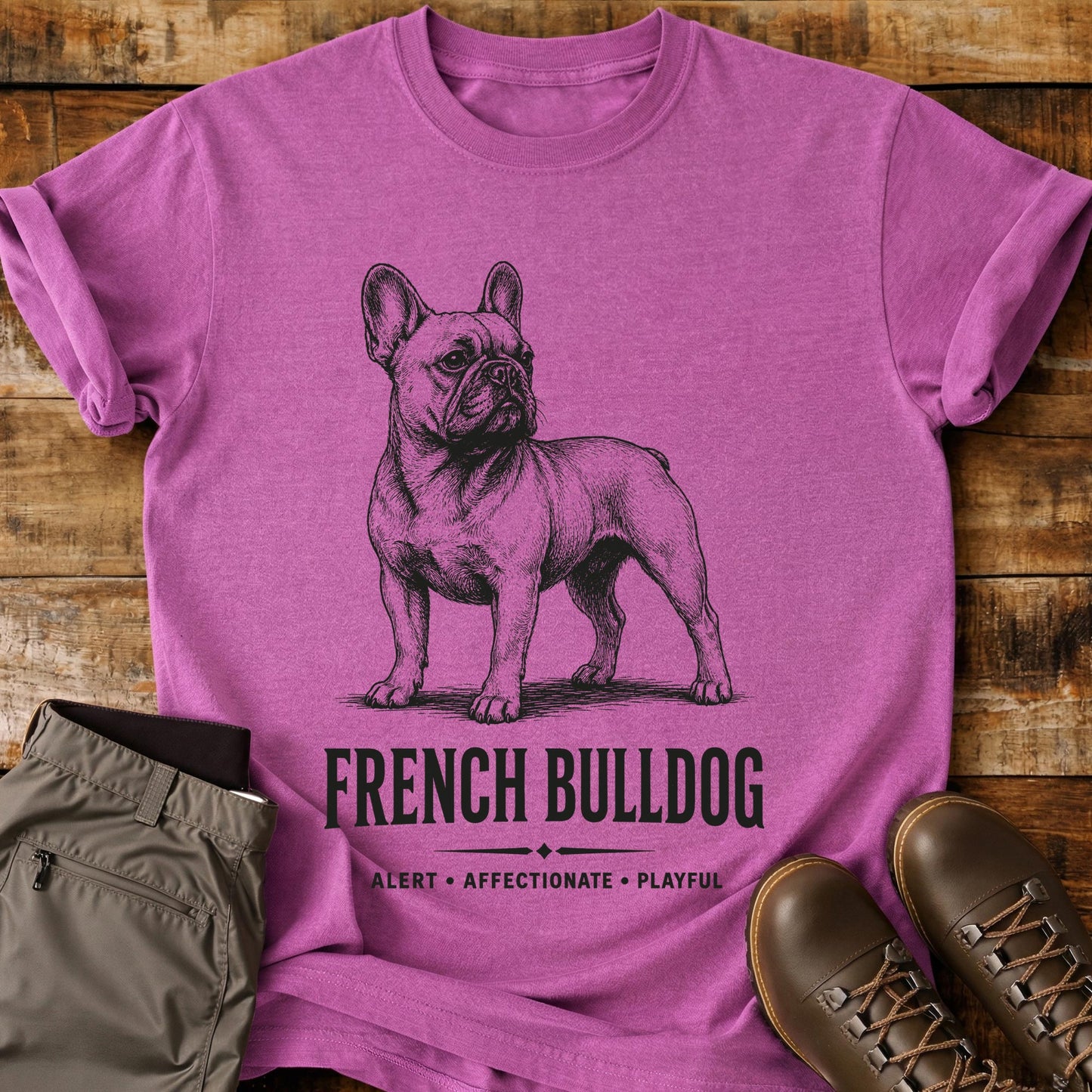 French Bulldog Art T-Shirt