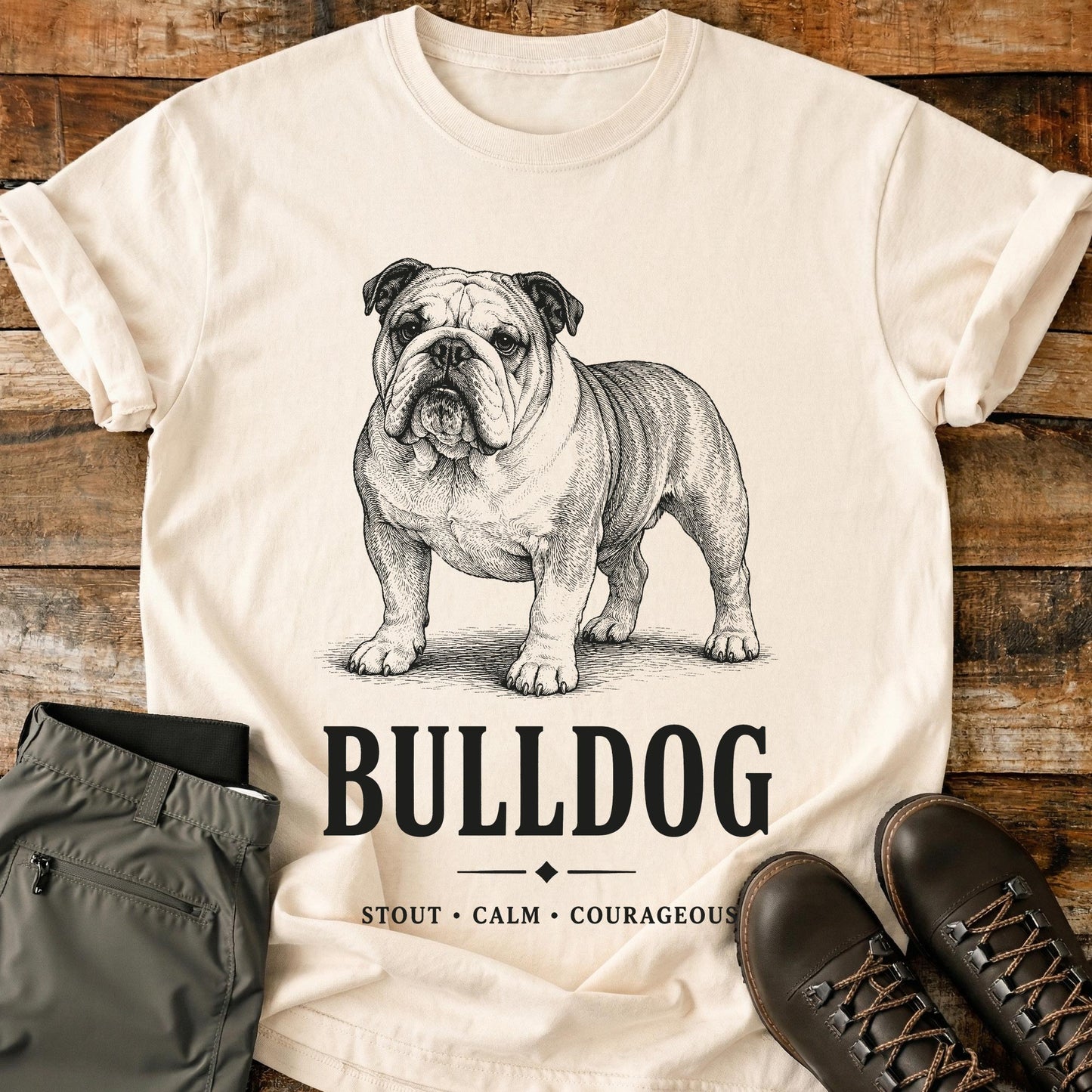 Bulldog Art T-Shirt