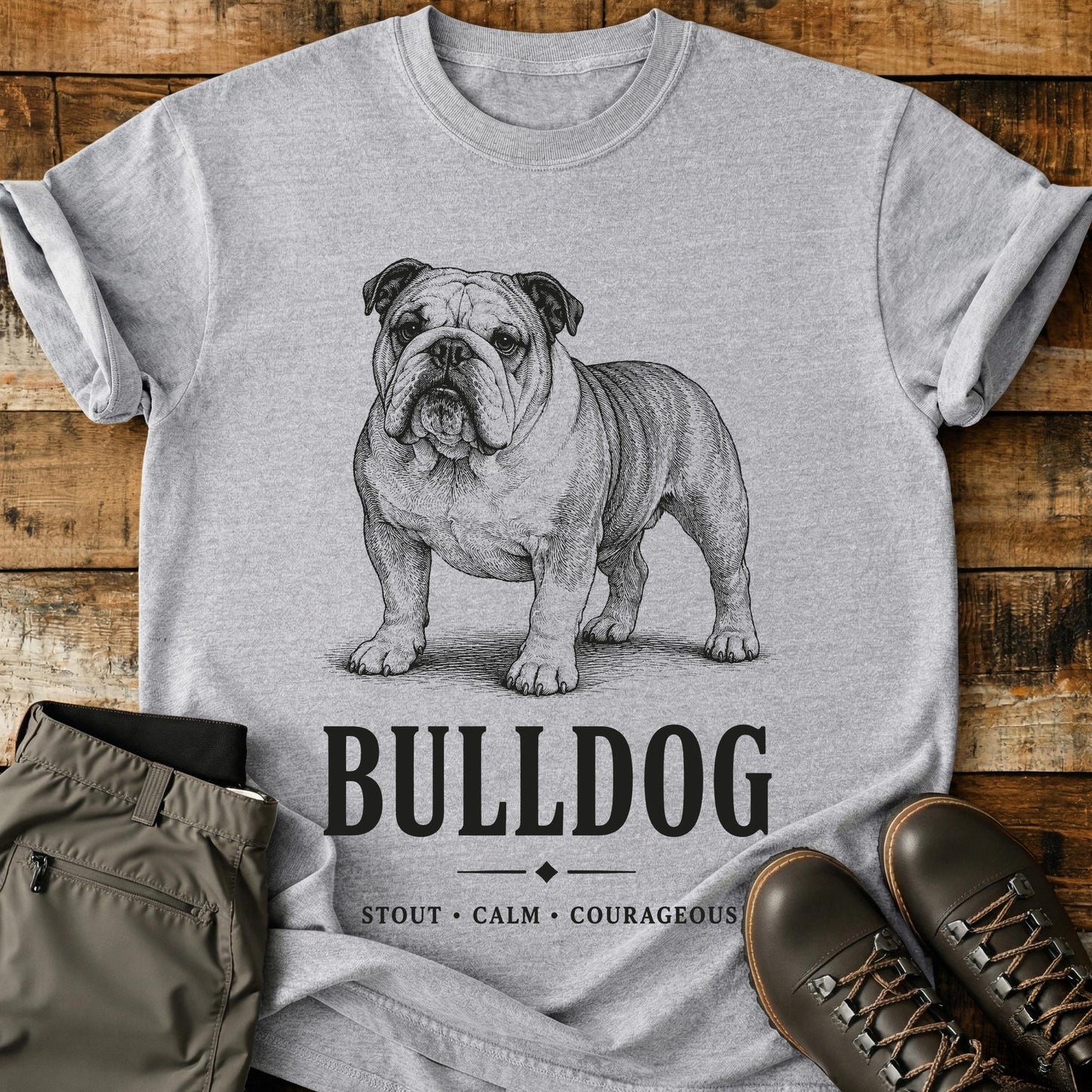 Bulldog Art T-Shirt