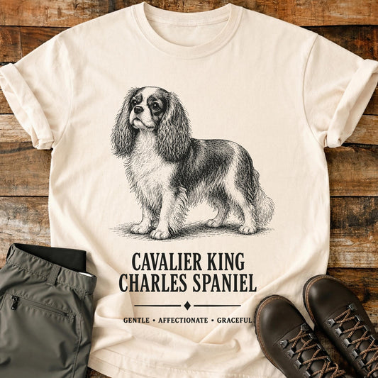 Cavalier King Charles Spaniel Art T-Shirt