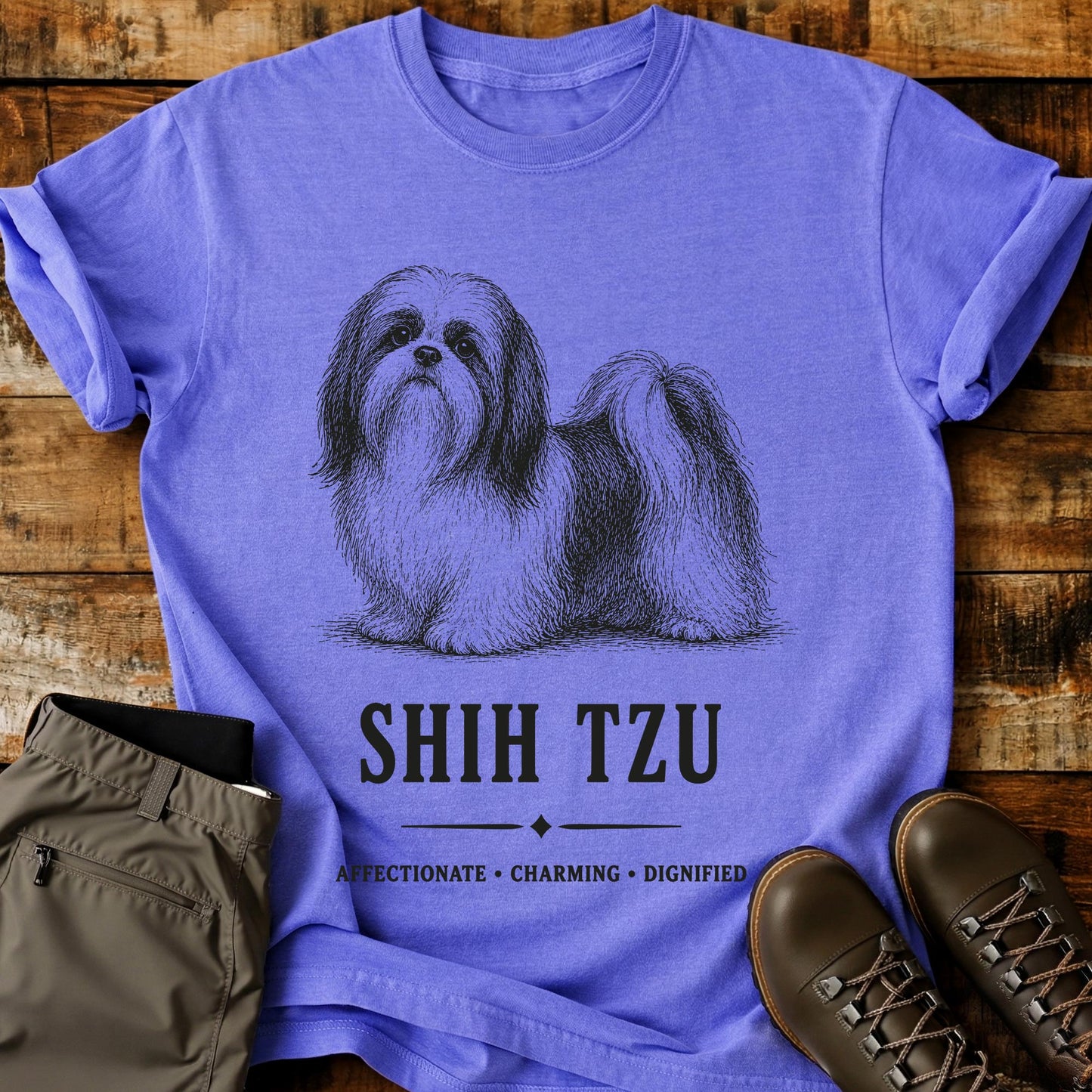 Shih Tzu Art T-Shirt