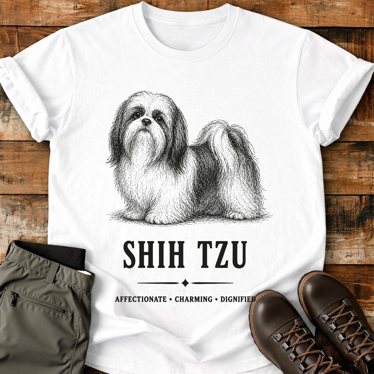 Shih Tzu Art T-Shirt