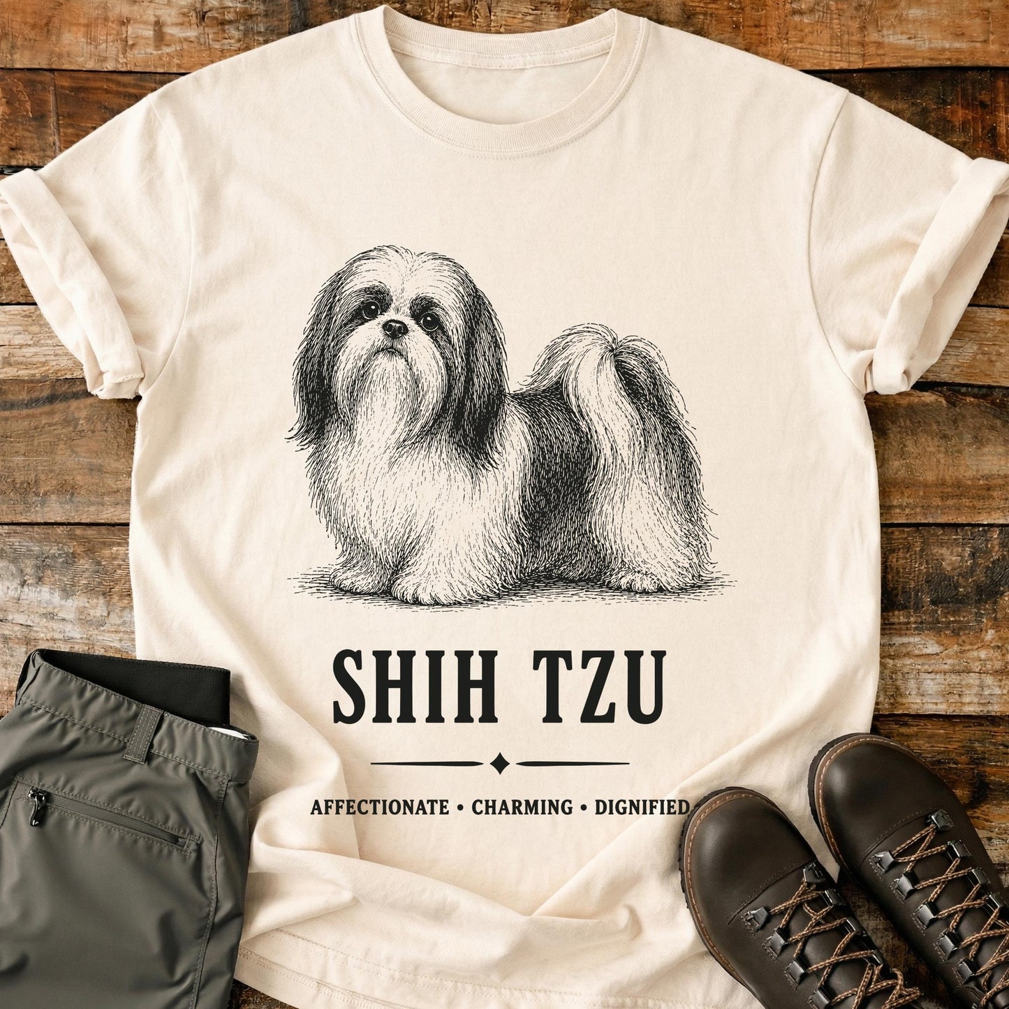 Shih Tzu Art T-Shirt