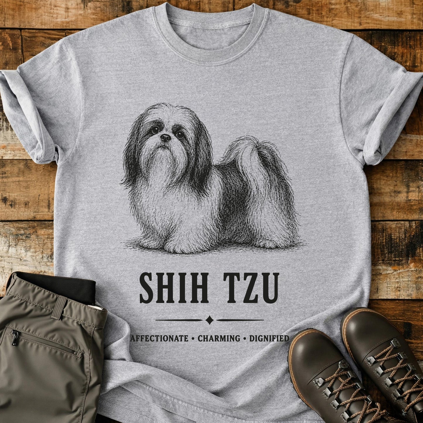 Shih Tzu Art T-Shirt
