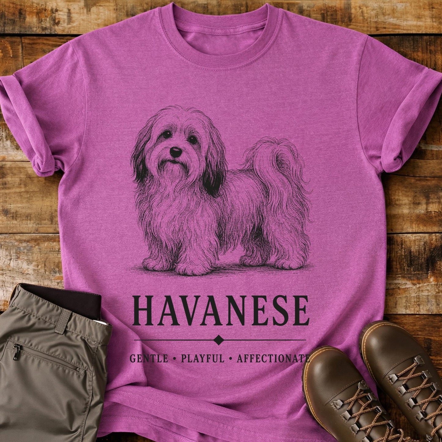 Havanese Art T-Shirt
