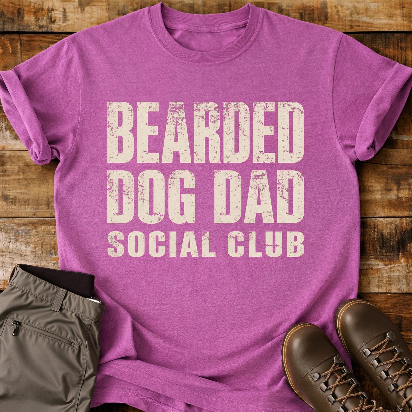 Bearded Dog Dad Social Club T-Shirt