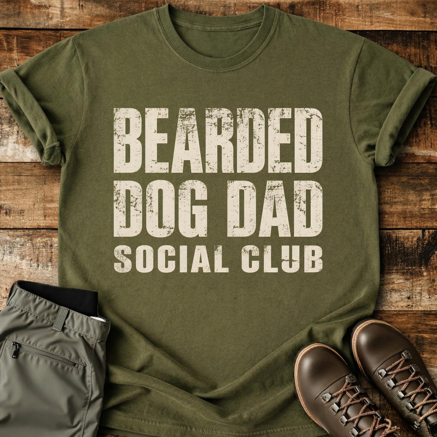 Bearded Dog Dad Social Club T-Shirt